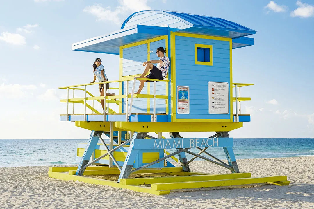 Miami beach lifeguard tower