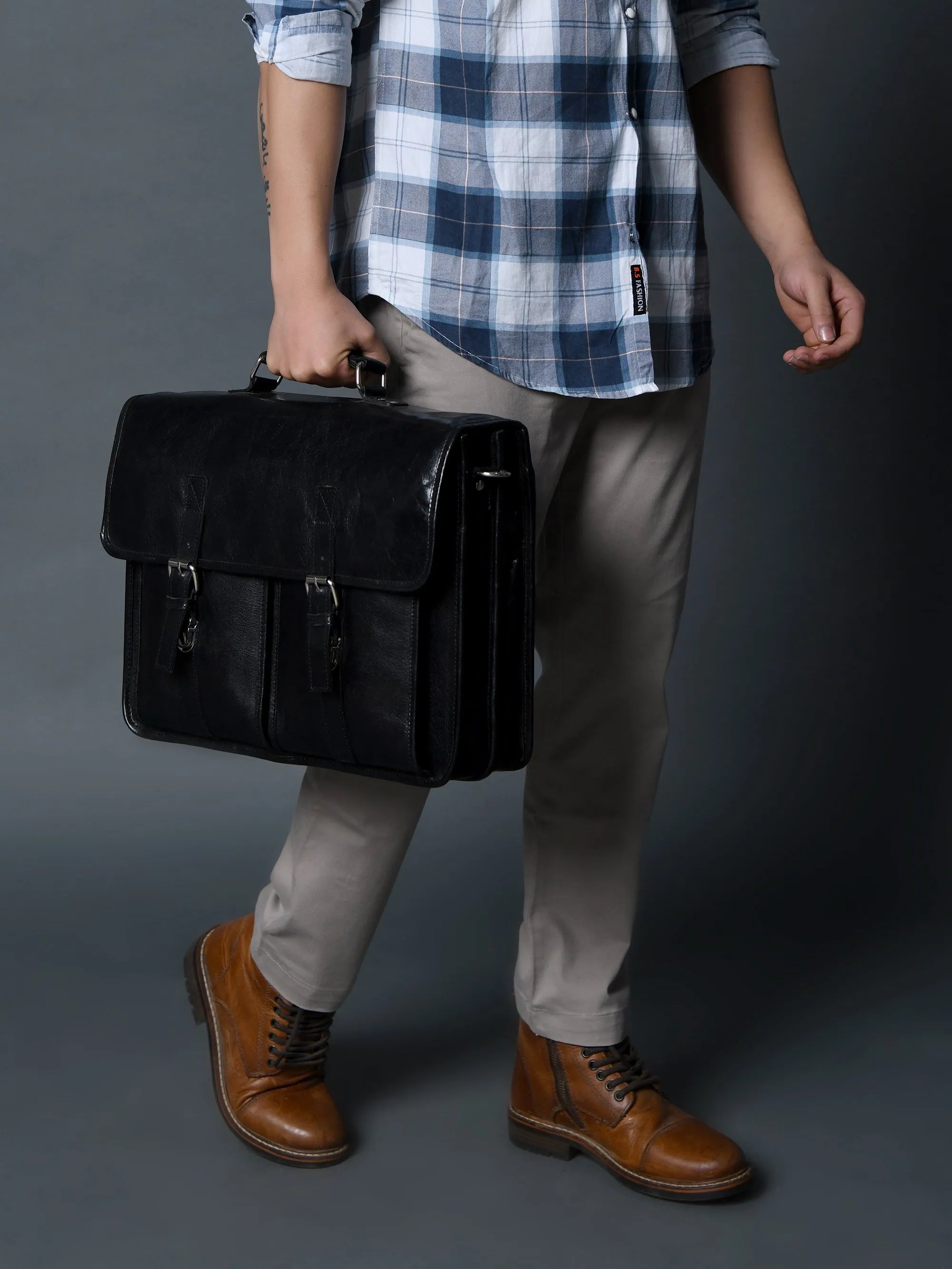 The Architect Black Executive Briefcase