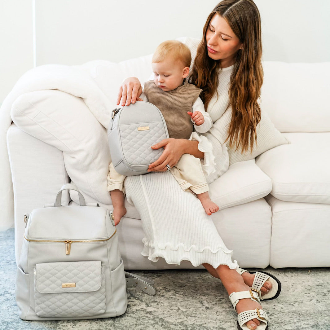 Monaco Snack Bag | Stone Grey
