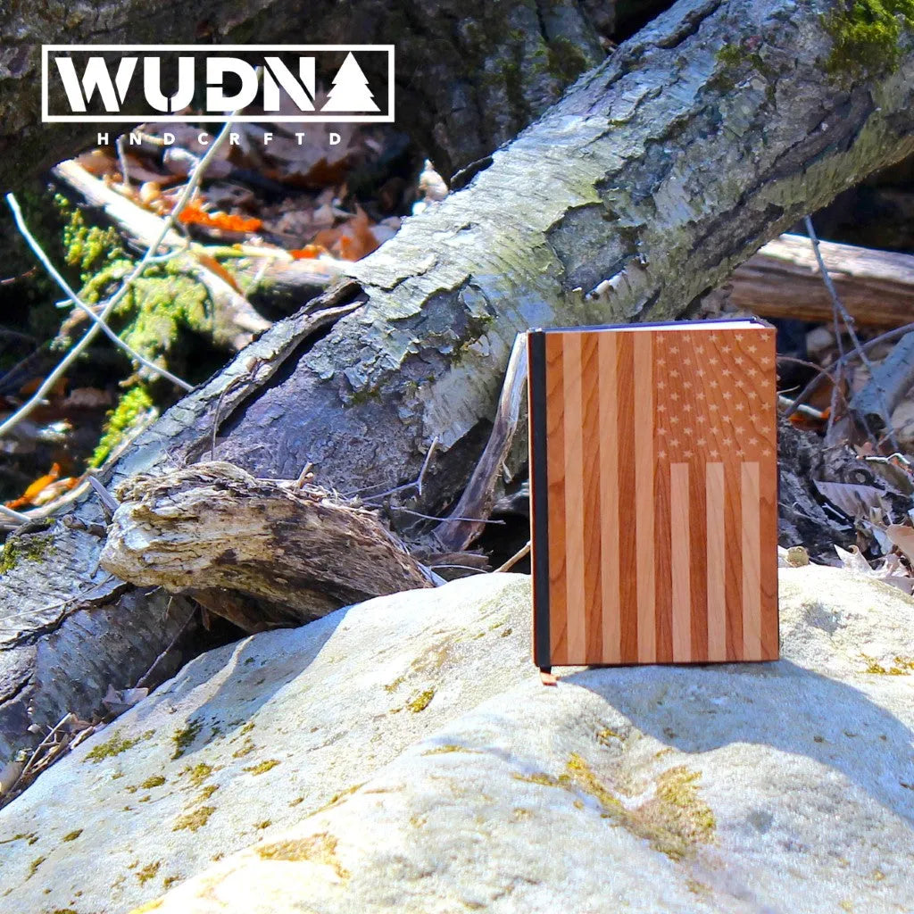 Handcrafted Wooden Journal / Planner (California Republic State Flag)