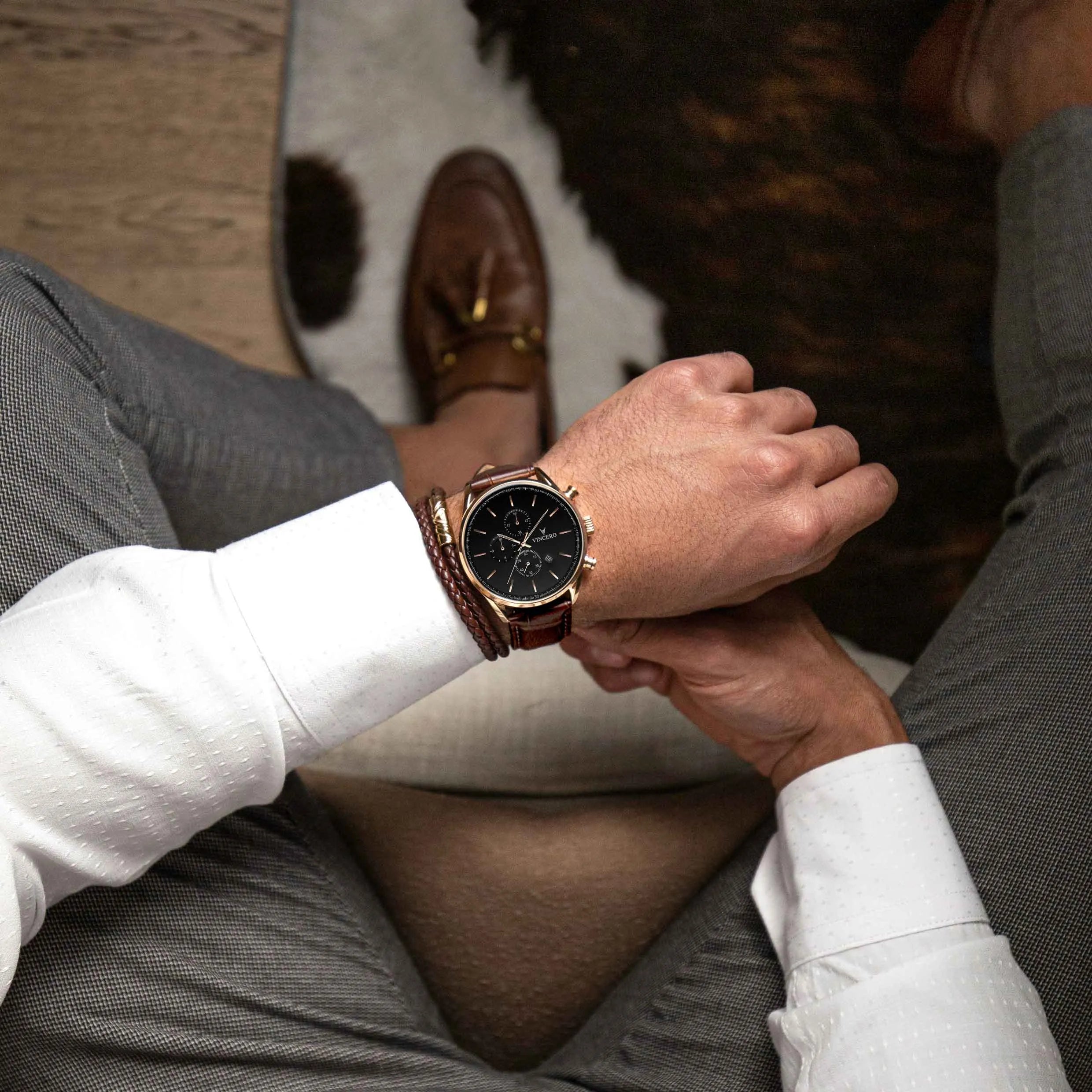 The Chrono S2 40mm Men's Watches - Rose Gold