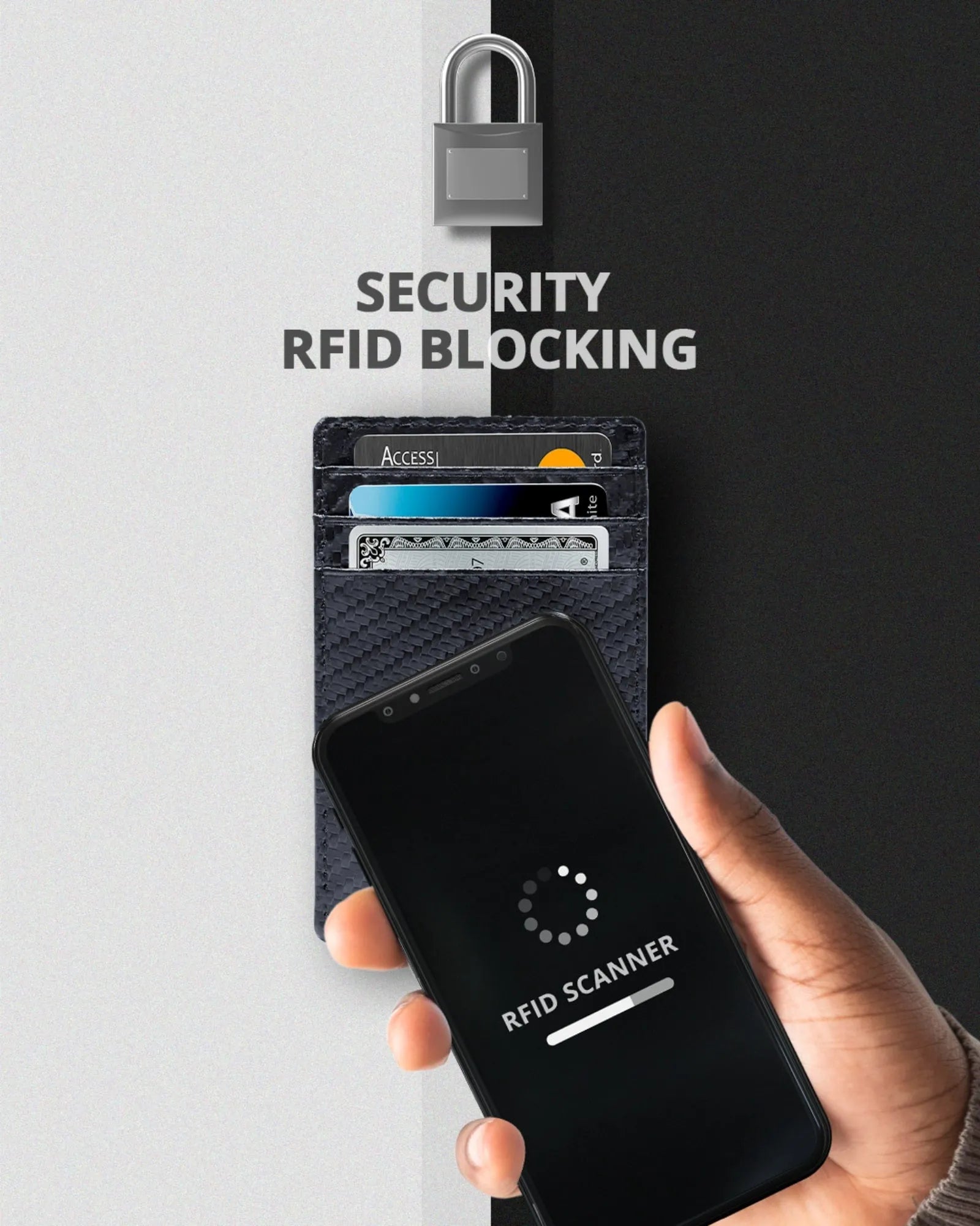 Leather RFID Minimalist Card Holder