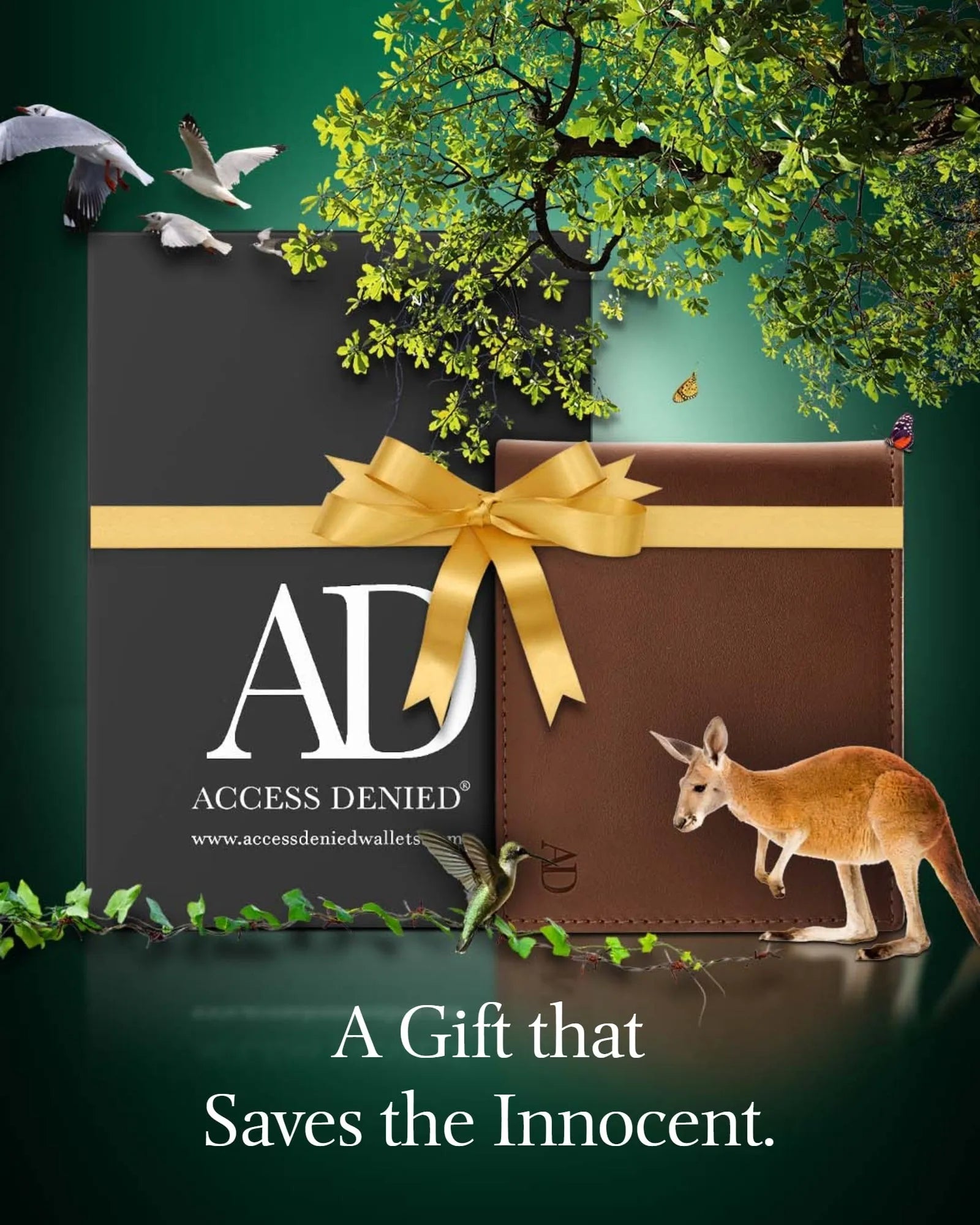 Vegan Leather Bifold Wallet