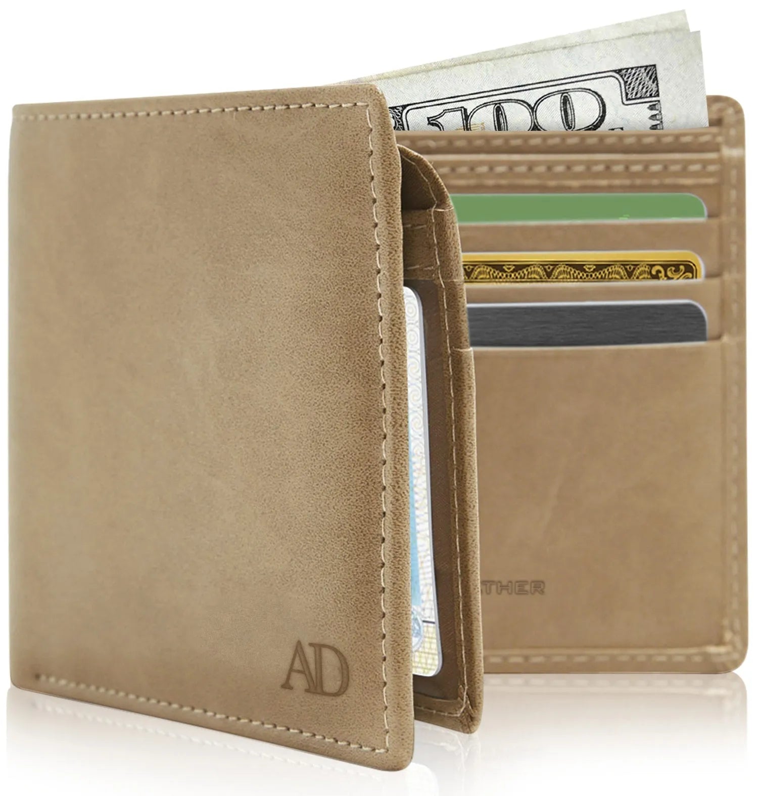 Vegan Leather Bifold Wallet