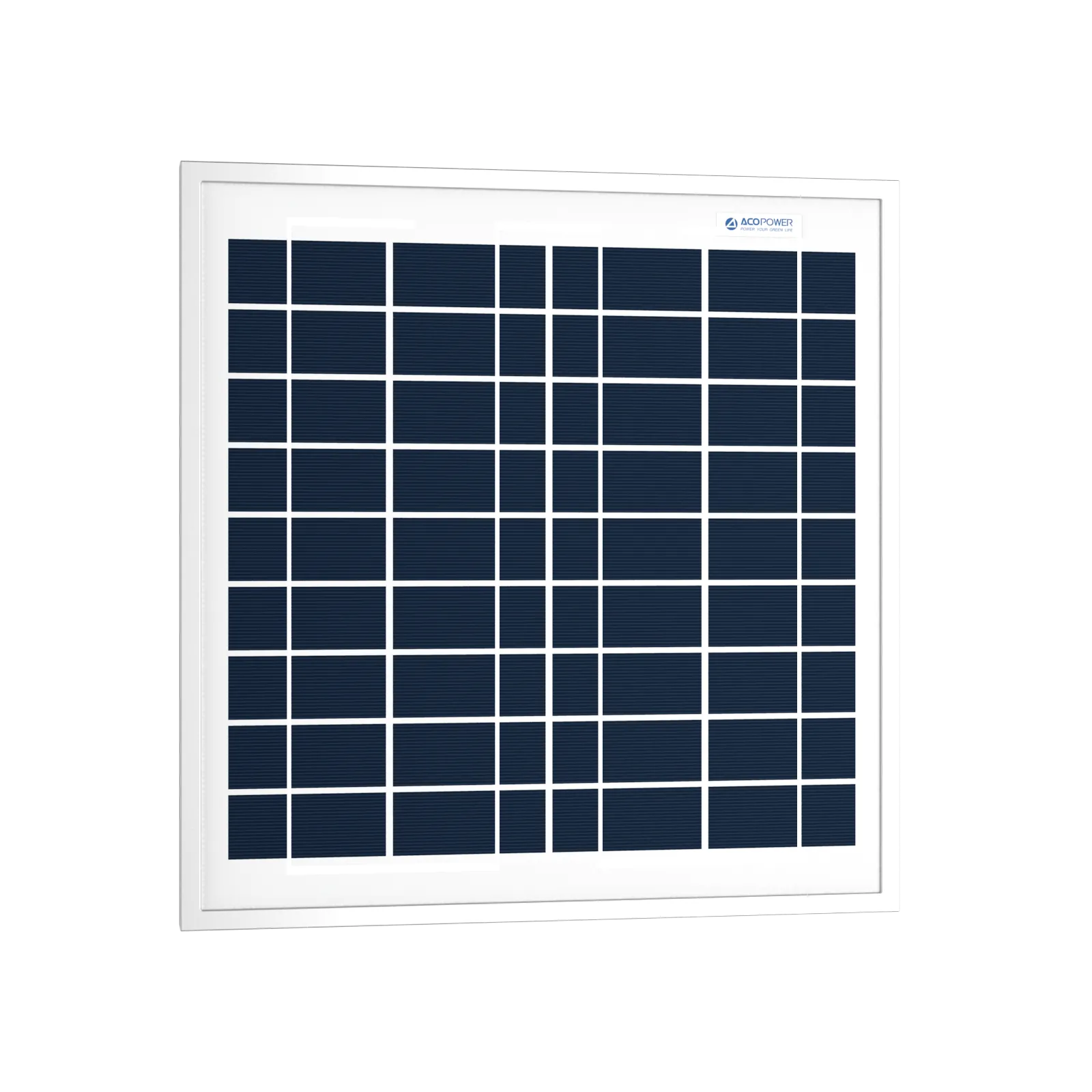 ACOPower 15W Polycrystalline Solar Panel for 12 Volt Battery Charging
