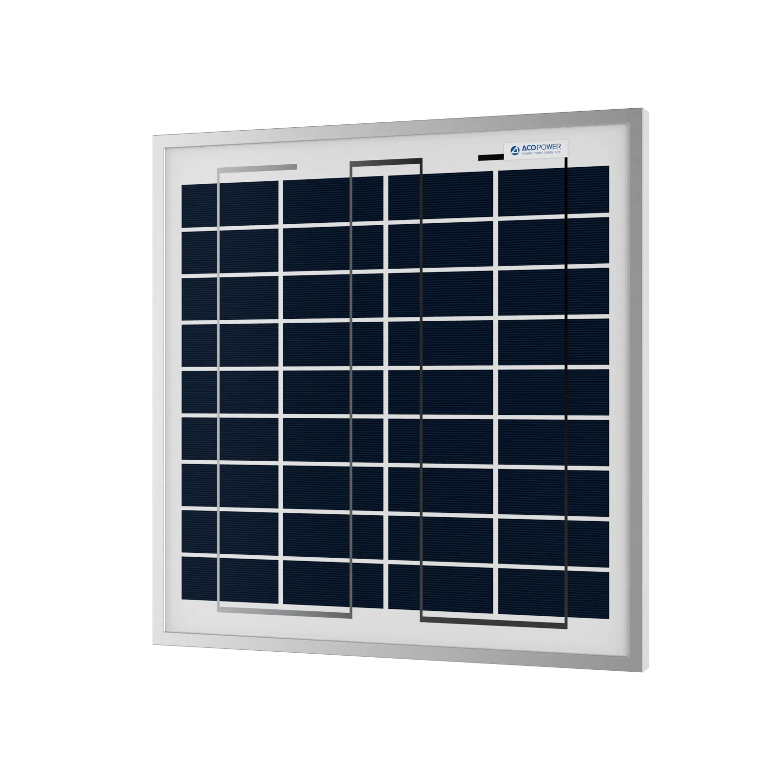 ACOPower 15W Polycrystalline Solar Panel for 12 Volt Battery Charging