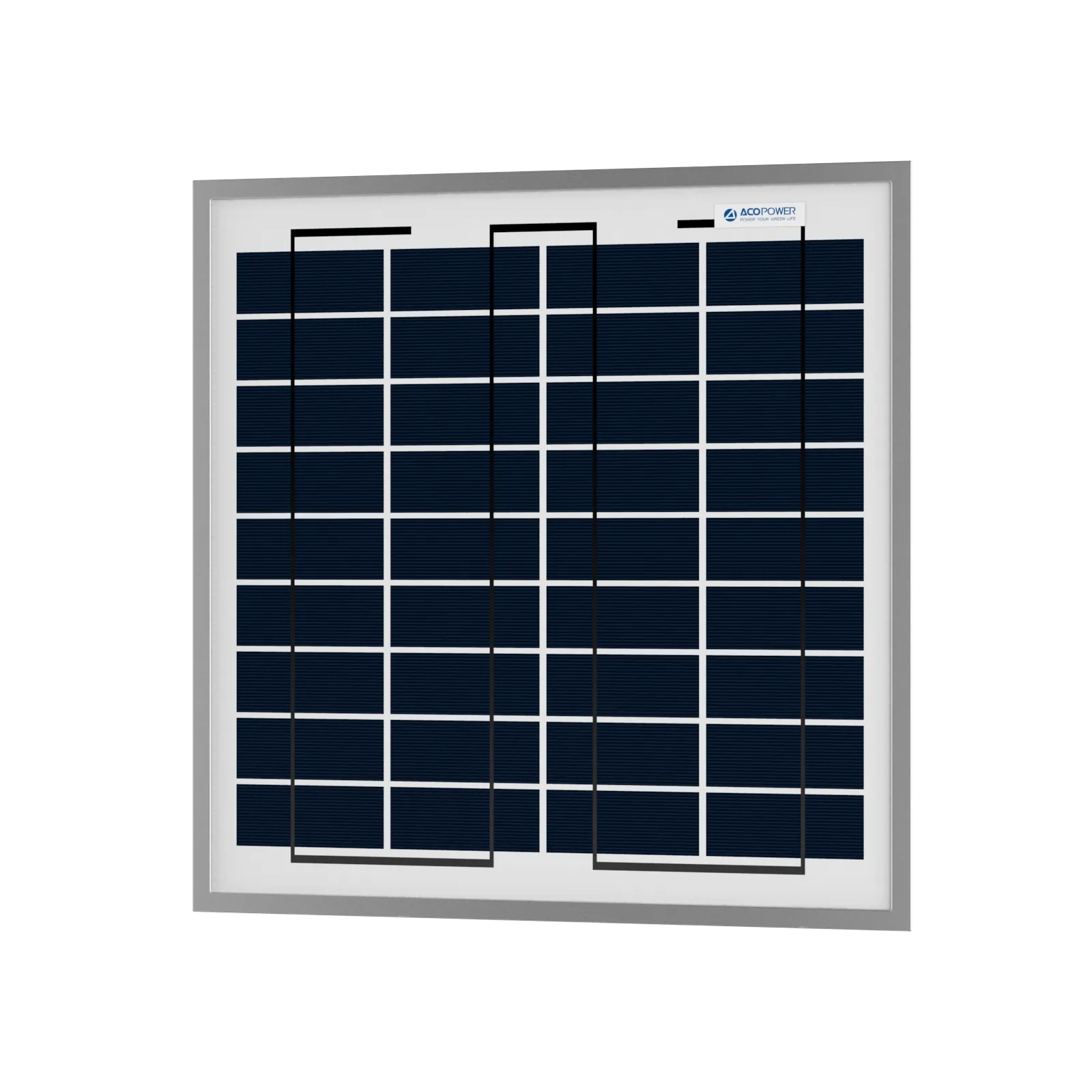 ACOPower 15W Polycrystalline Solar Panel for 12 Volt Battery Charging