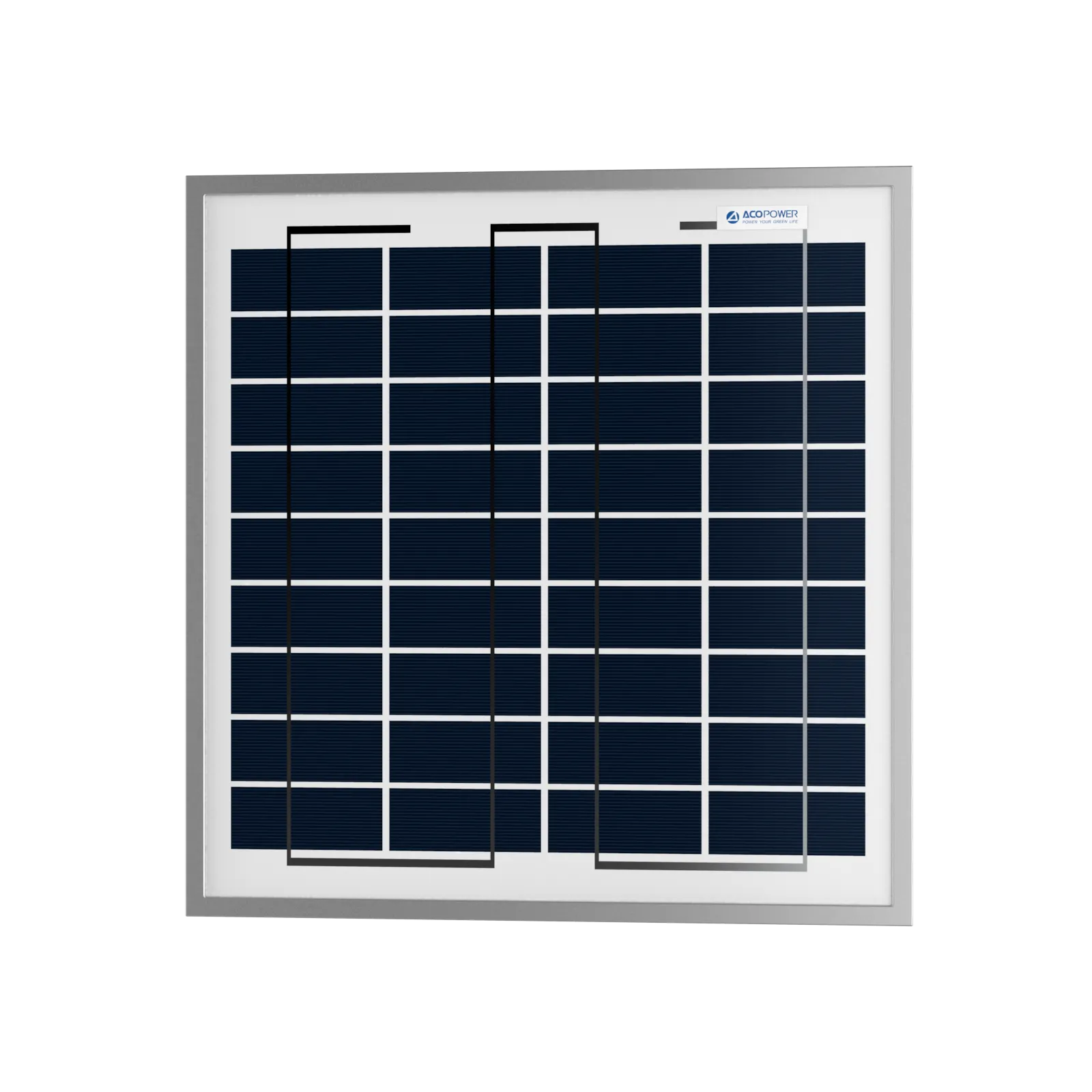 ACOPower 15W Polycrystalline Solar Panel for 12 Volt Battery Charging