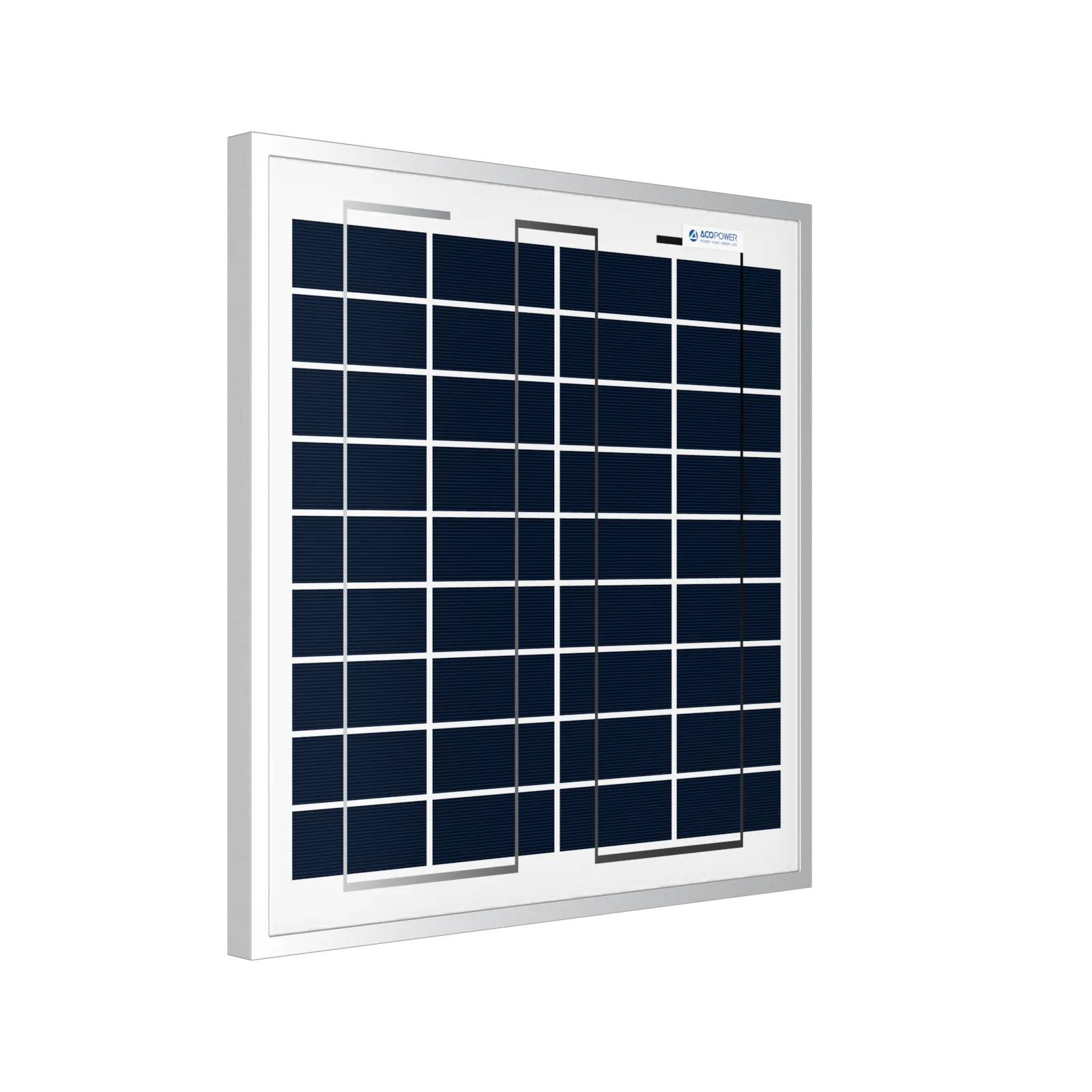 ACOPower 15W Polycrystalline Solar Panel for 12 Volt Battery Charging