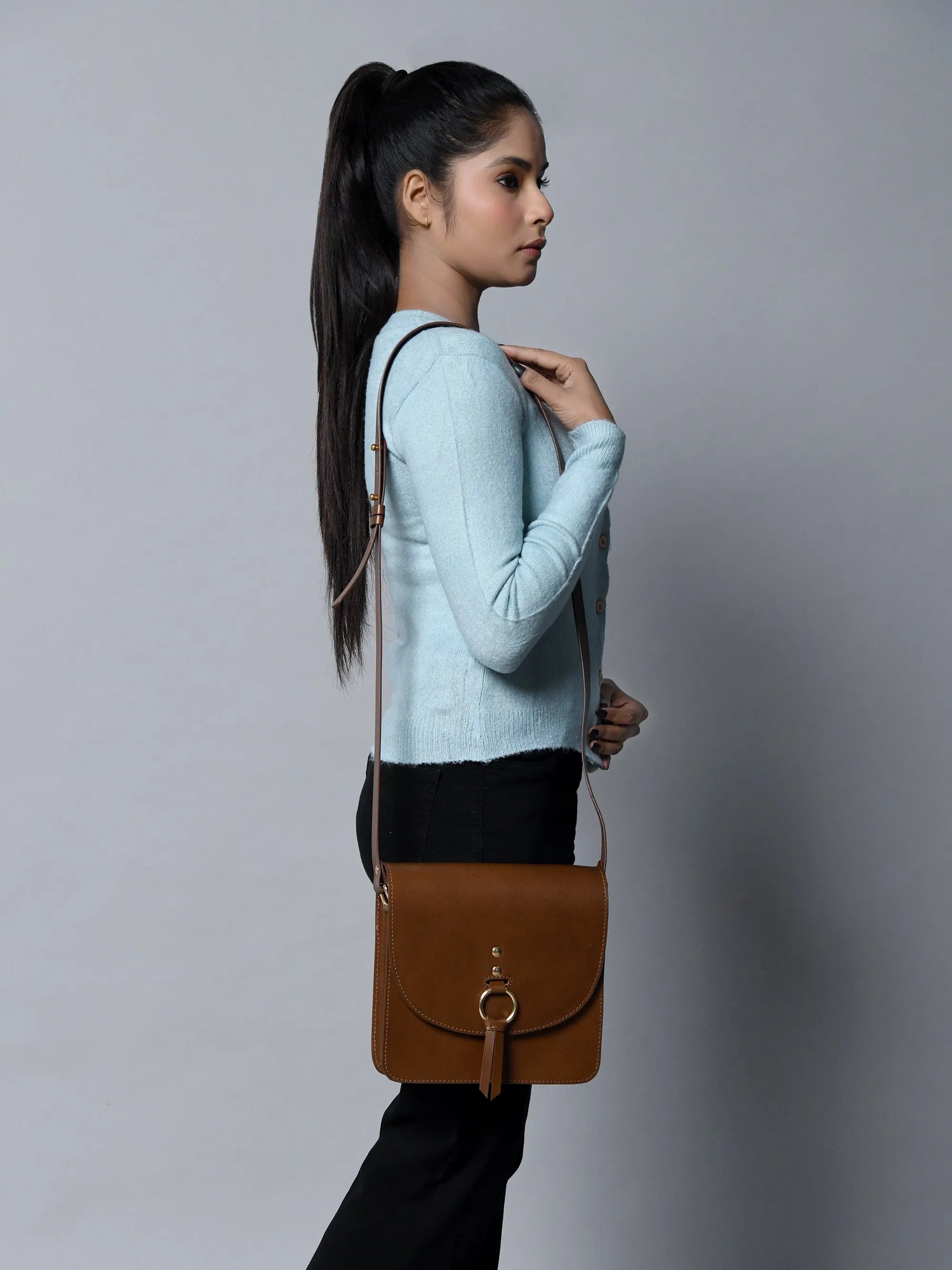 Rich Mocha Elegance Crossbody