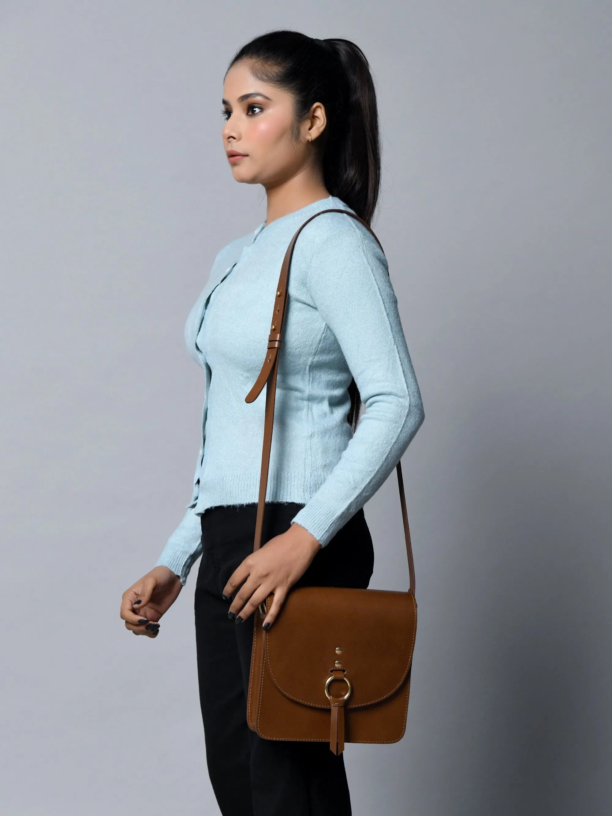 Rich Mocha Elegance Crossbody