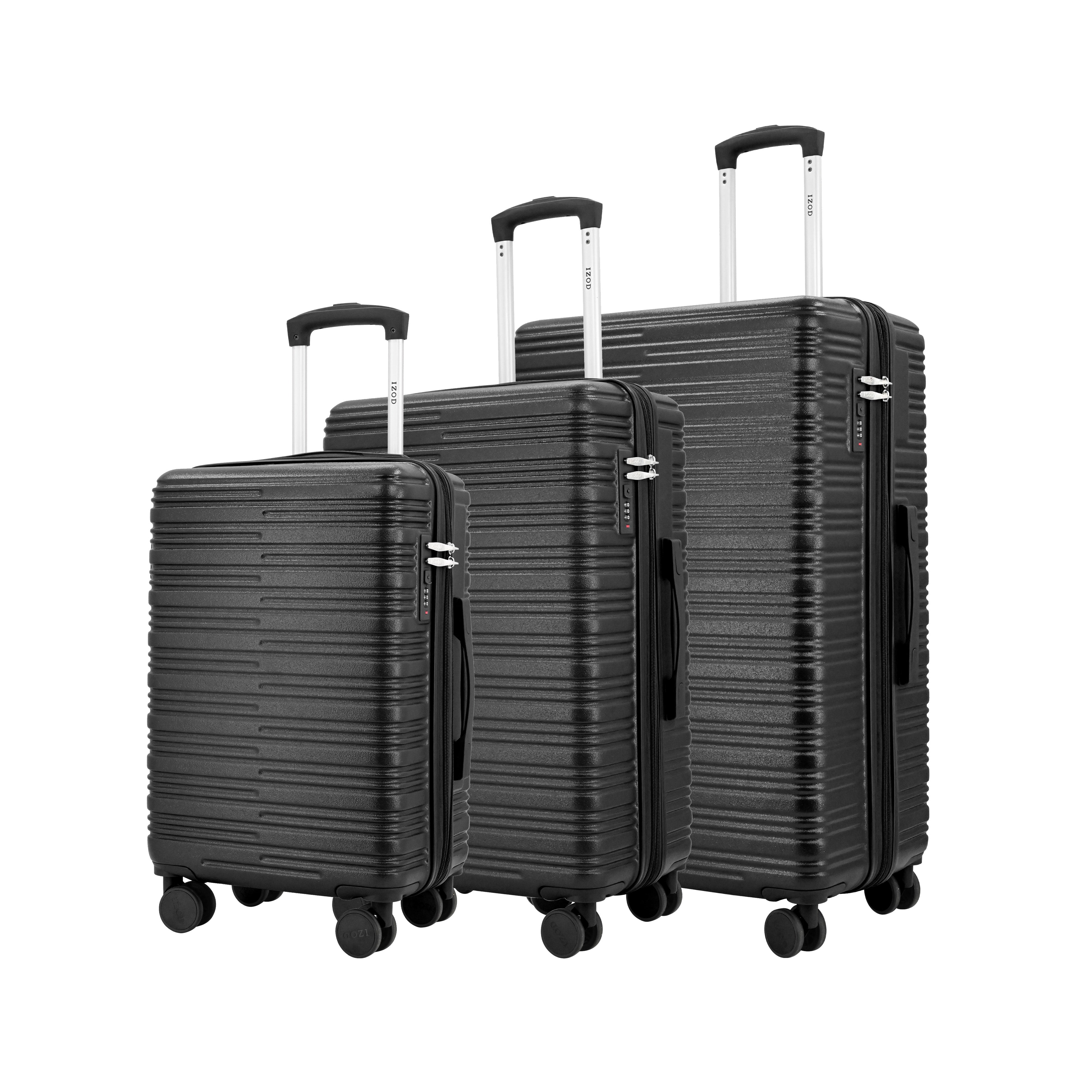 Romeo Expandable 3-Piece Spinner Luggage Set with Lock