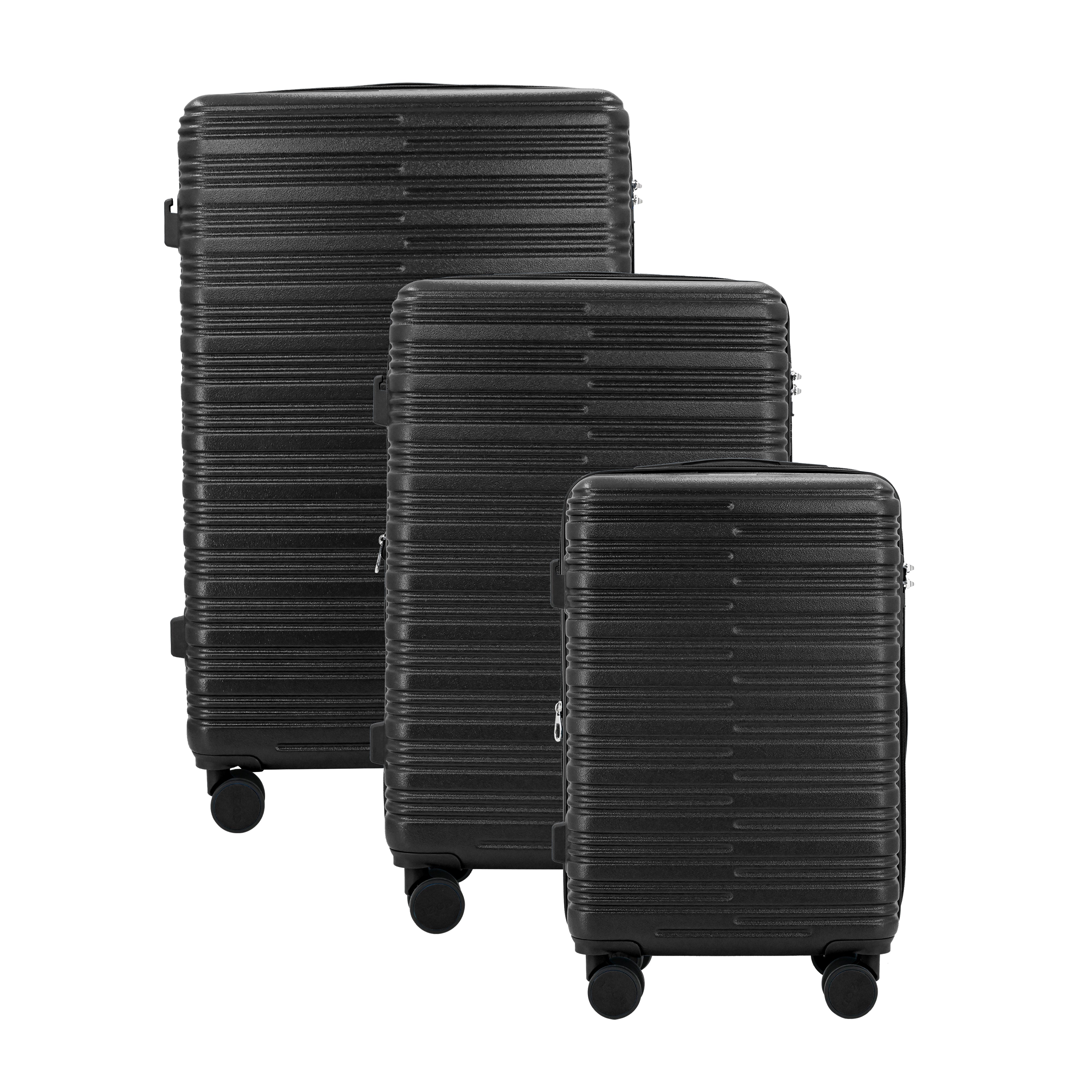 Romeo Expandable 3-Piece Spinner Luggage Set with Lock