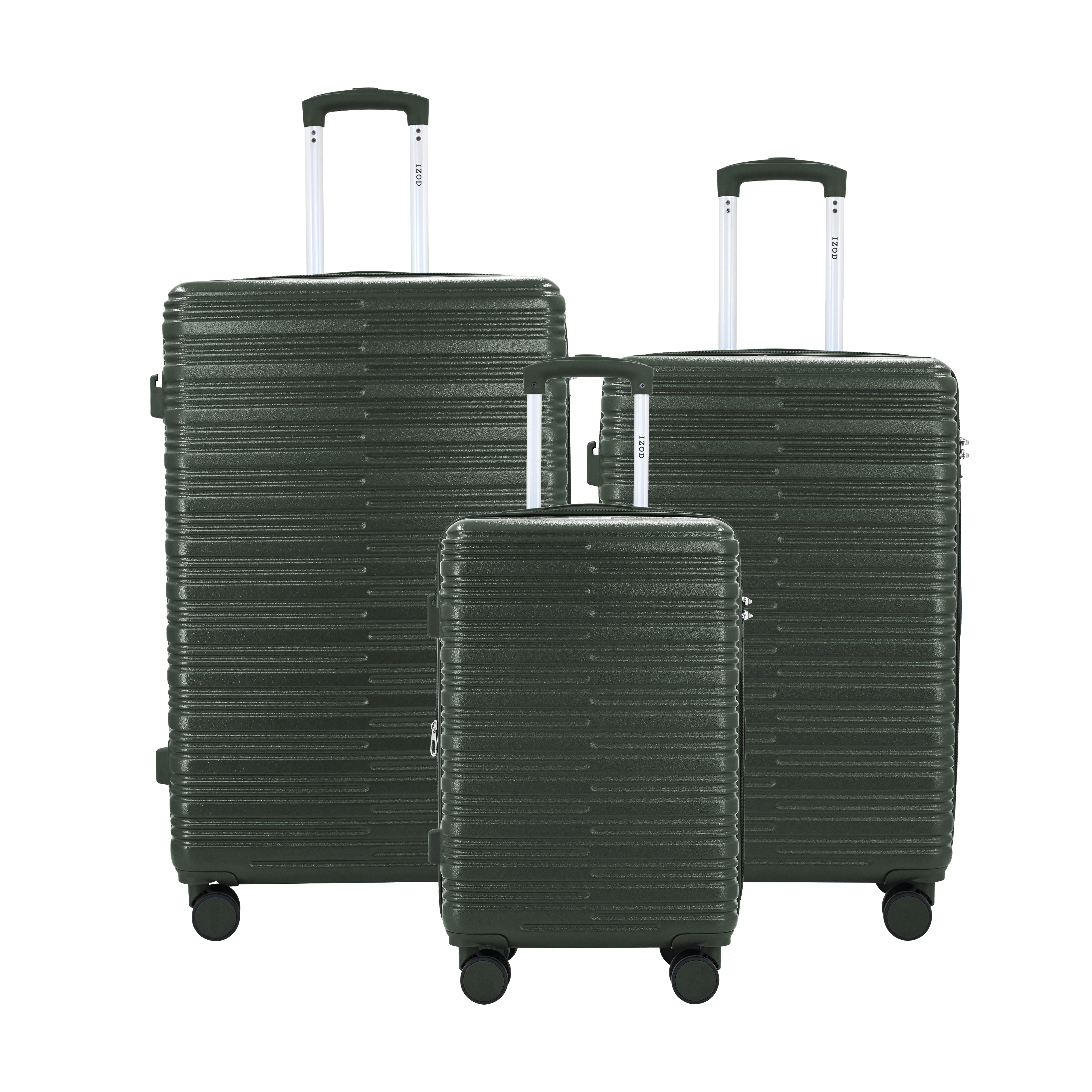 Romeo Expandable 3-Piece Spinner Luggage Set with Lock