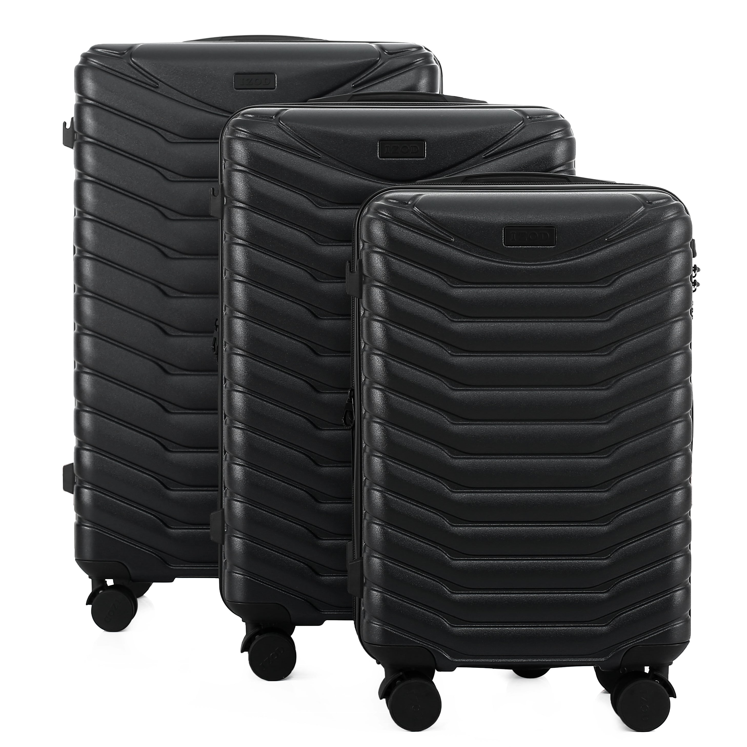 Phantom Expandable 3-Piece Spinner Luggage Set with Lock