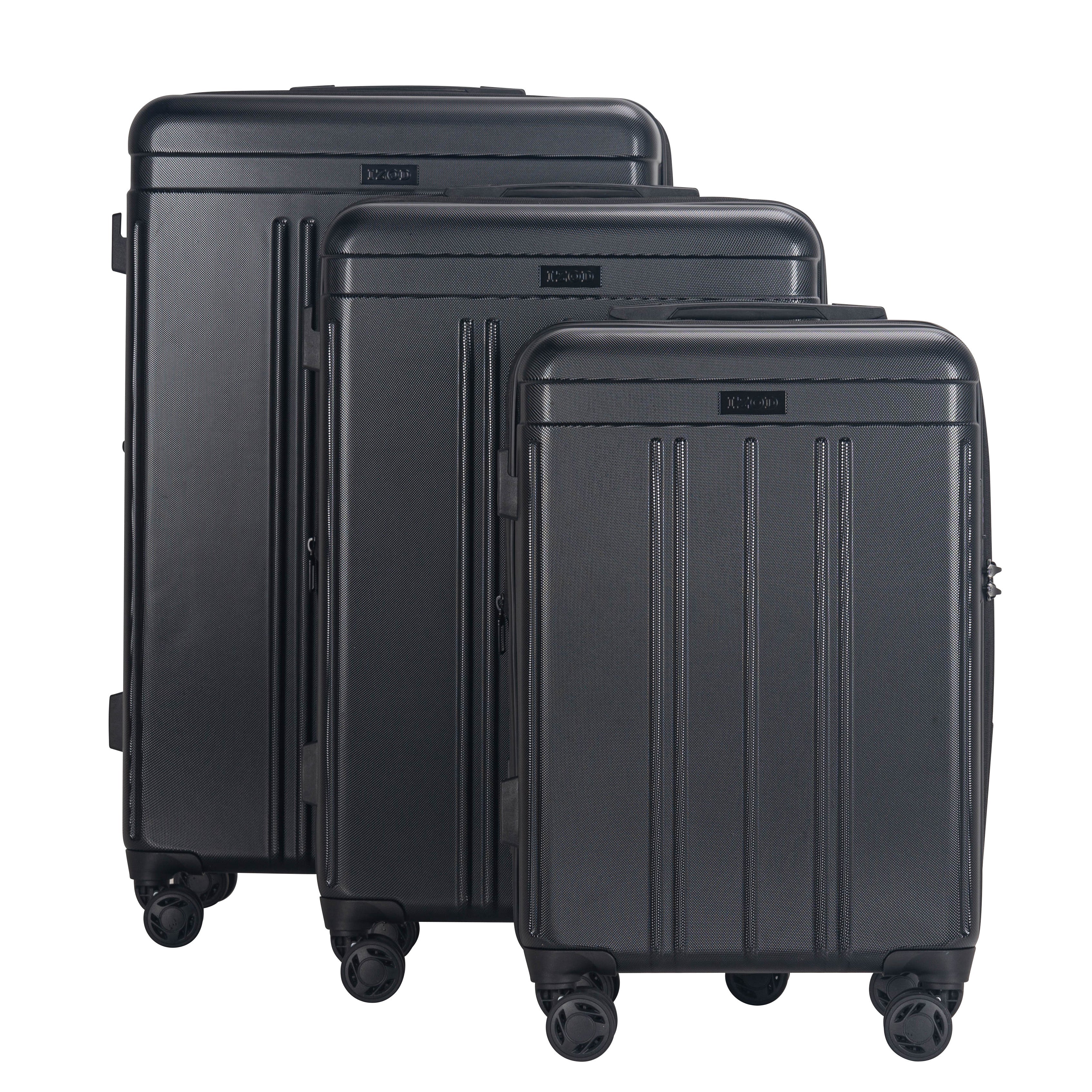 Zoe Expandable 3-Piece Spinner Luggage Set with Lock