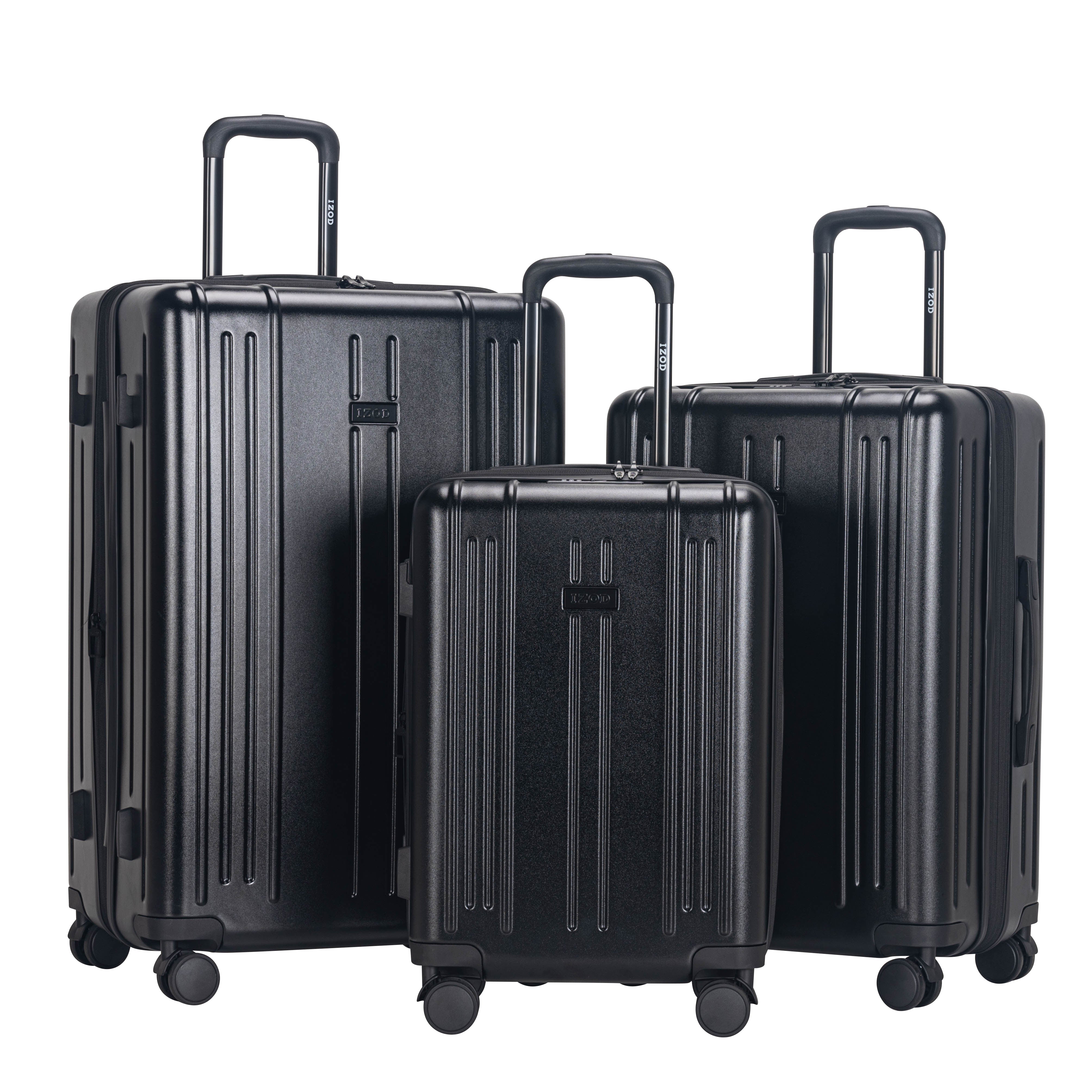 ISLA Expandable 3-Piece Spinner Luggage Set with Lock