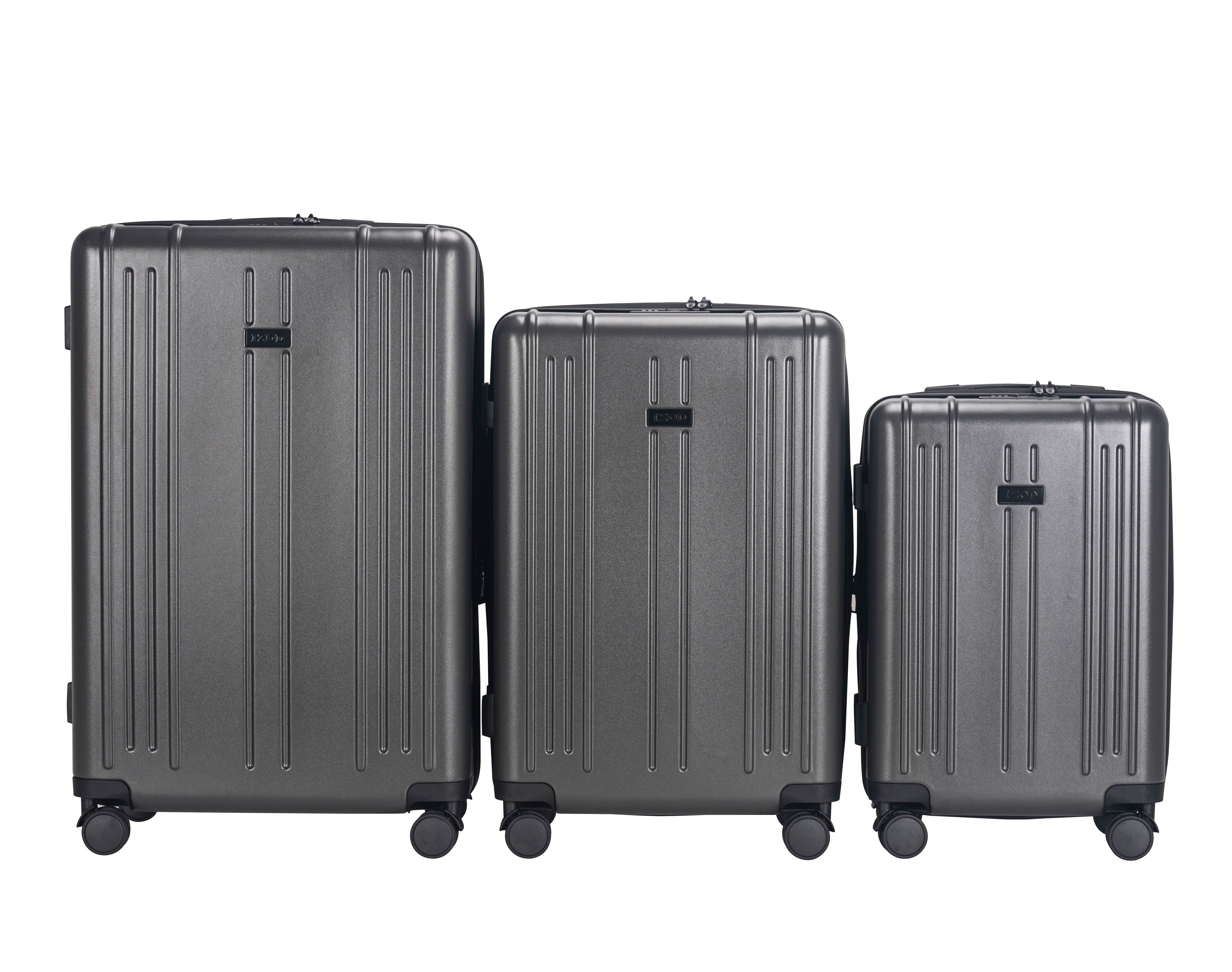 ISLA Expandable 3-Piece Spinner Luggage Set with Lock