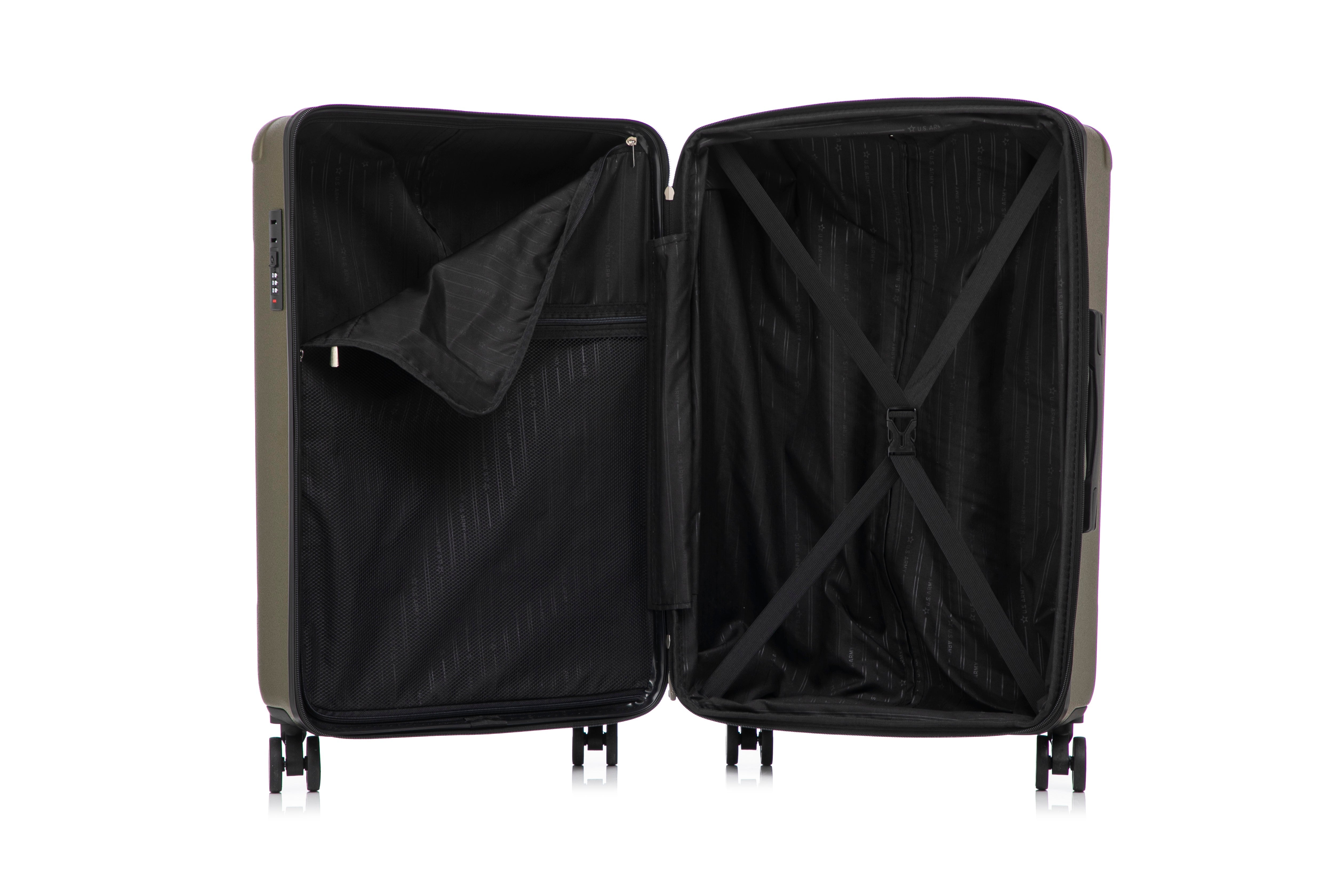 Hawk Expandable 3-Piece Spinner Luggage Set
