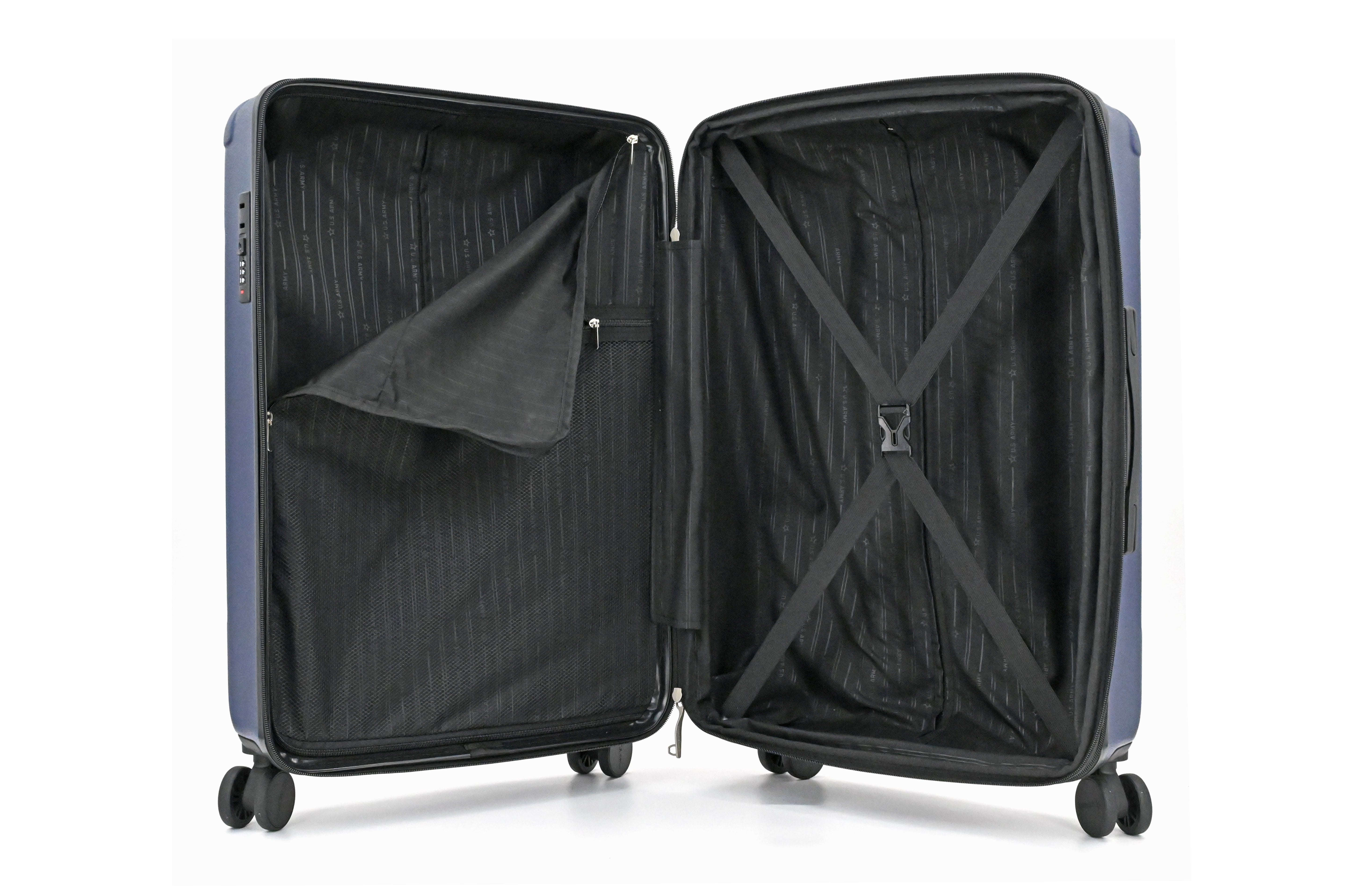 Hawk Expandable 3-Piece Spinner Luggage Set