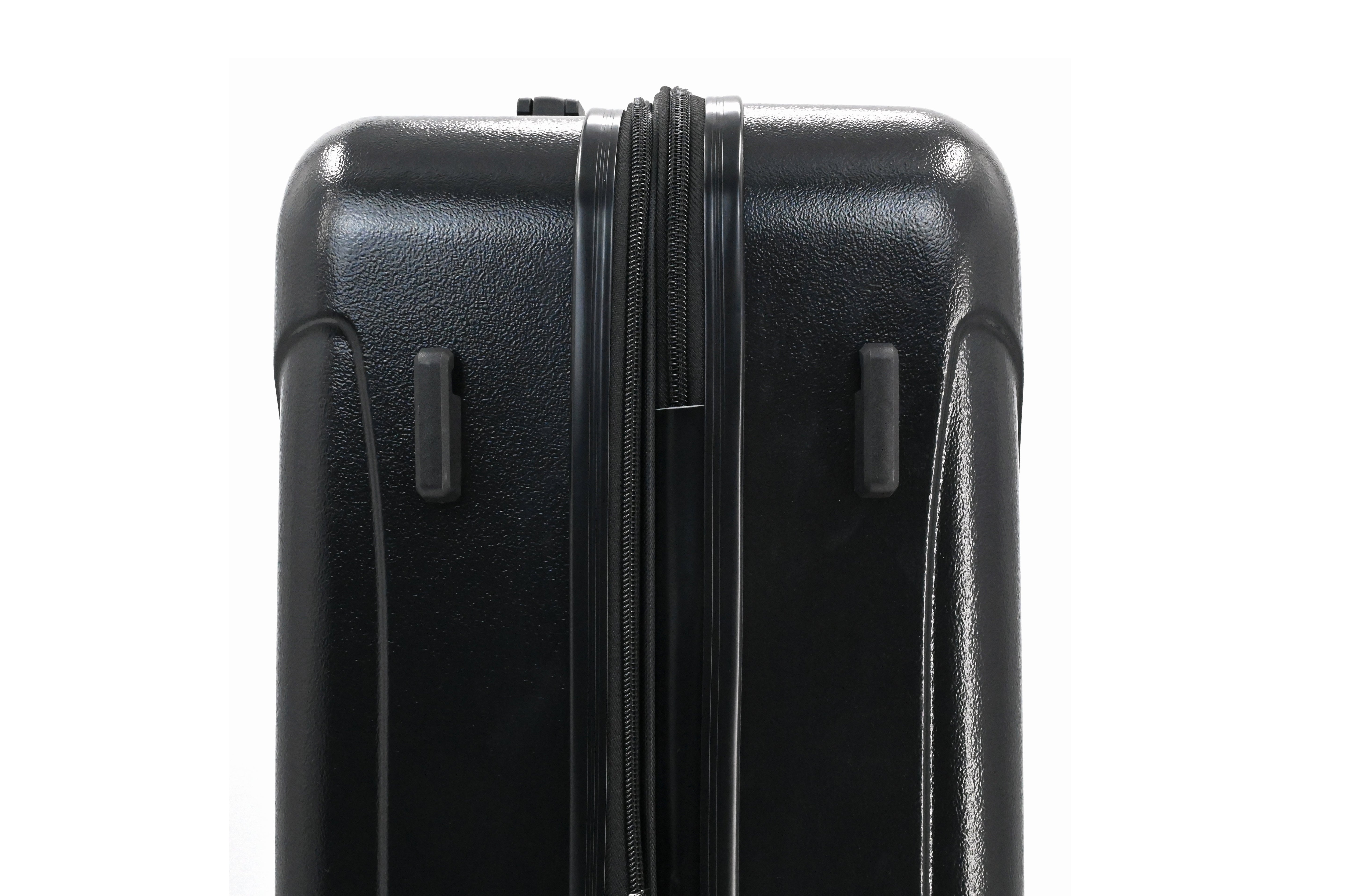 LUNA Expandable 3-Piece Spinner Luggage Set with Lock