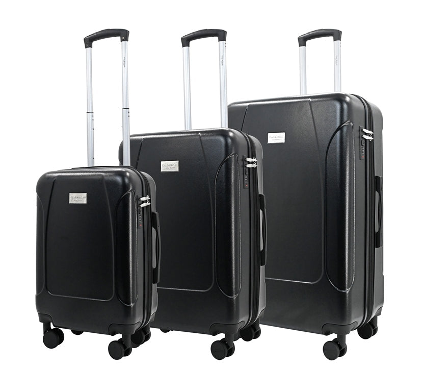 LUNA Expandable 3-Piece Spinner Luggage Set with Lock