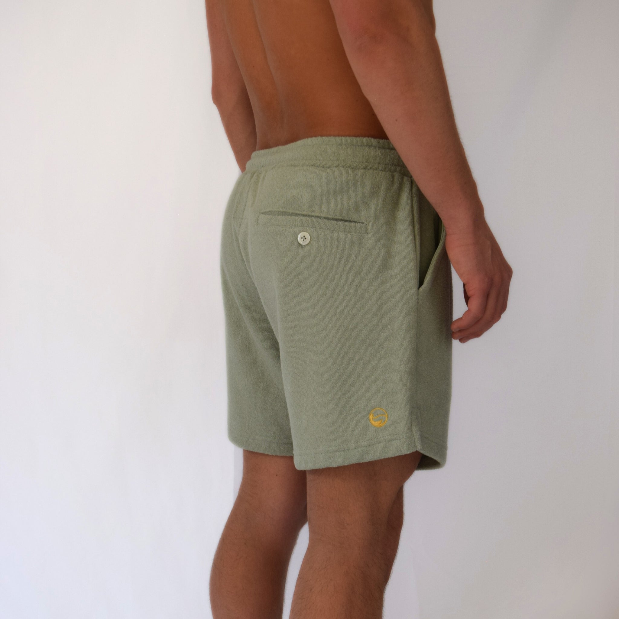 Sage Toweling Terry Short