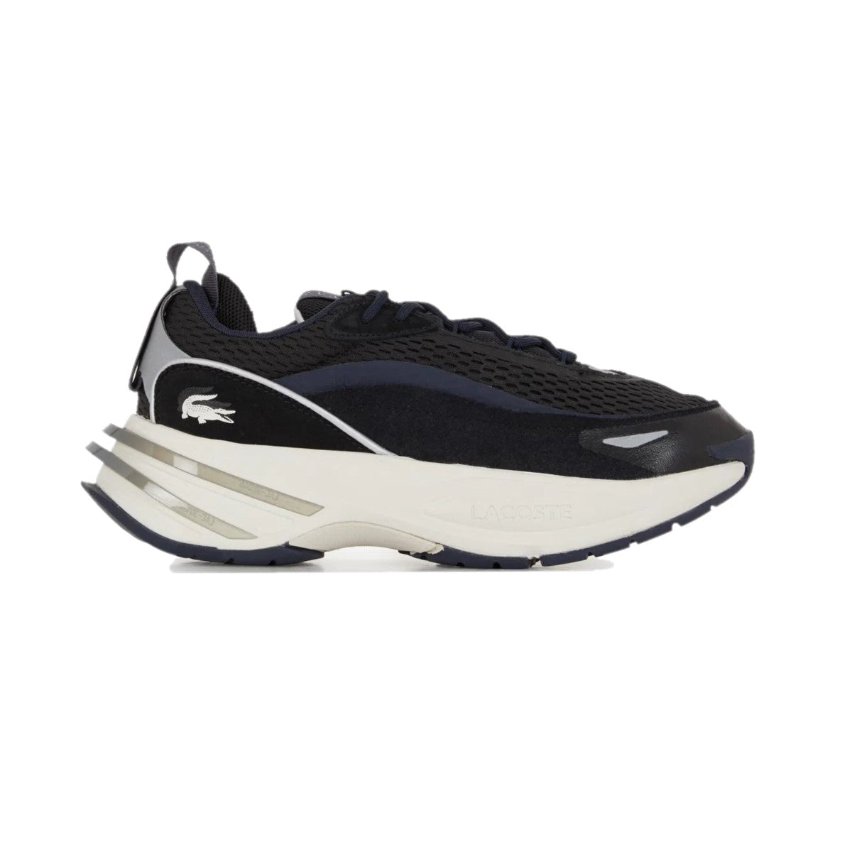 LACOSTE 7-45SMA0004075 ODYSSA 123 Men's (Medium) Black/Navy Textile & Synthetic Lifestyle Shoes