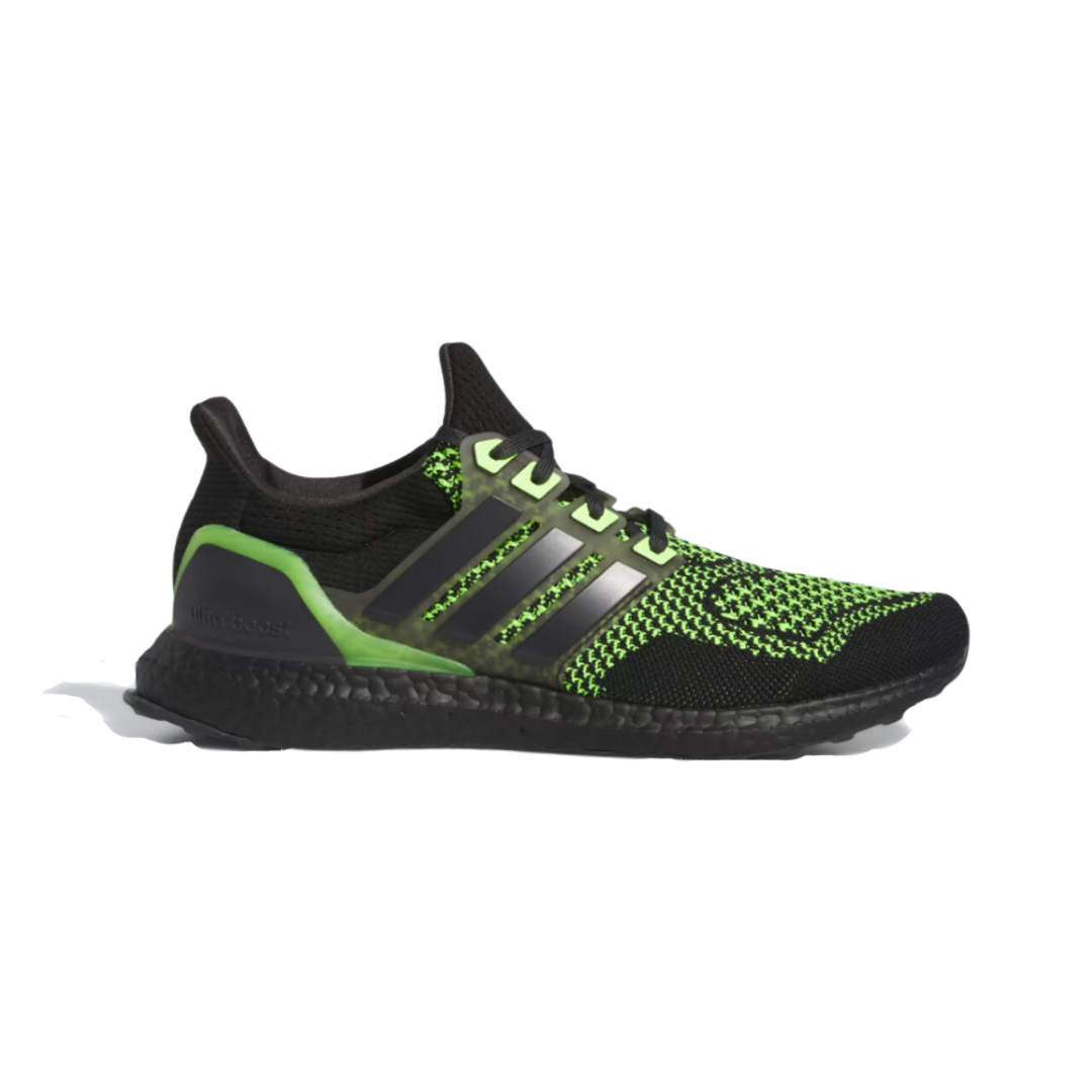 ADIDAS ID9682 ULTRABOOST 1.0 Men's (Medium) Black/Carbon/Lemon PrimeKnit Textile Running Shoes