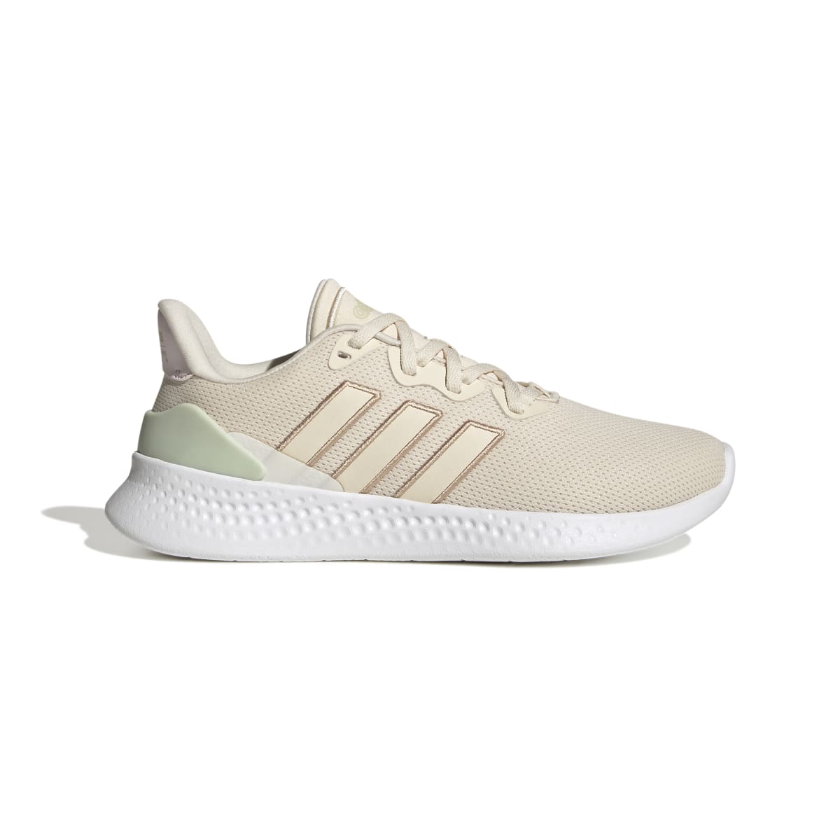 ADIDAS GZ6773 PUREMOTION SE Women's (Medium) White/Beige/Green Textile Running Shoes