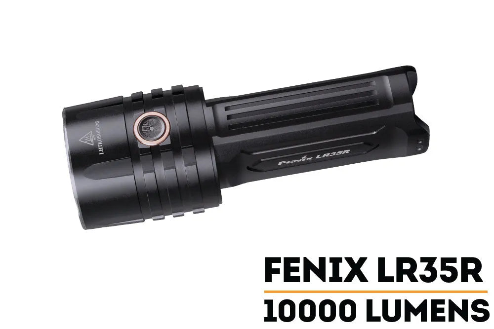 LR35R Rechargeable LED Flashlight - 10,000 Lumens