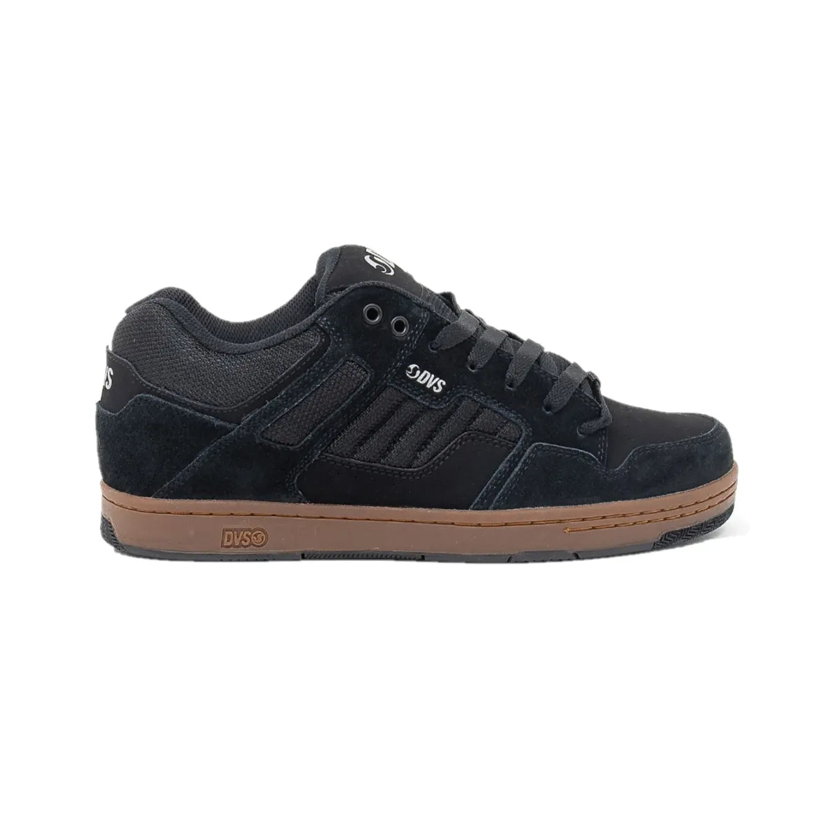 DVS F0000278019 ENDURO 125 Men's (Medium) Black/Gum Leather & Mesh Skate Shoes
