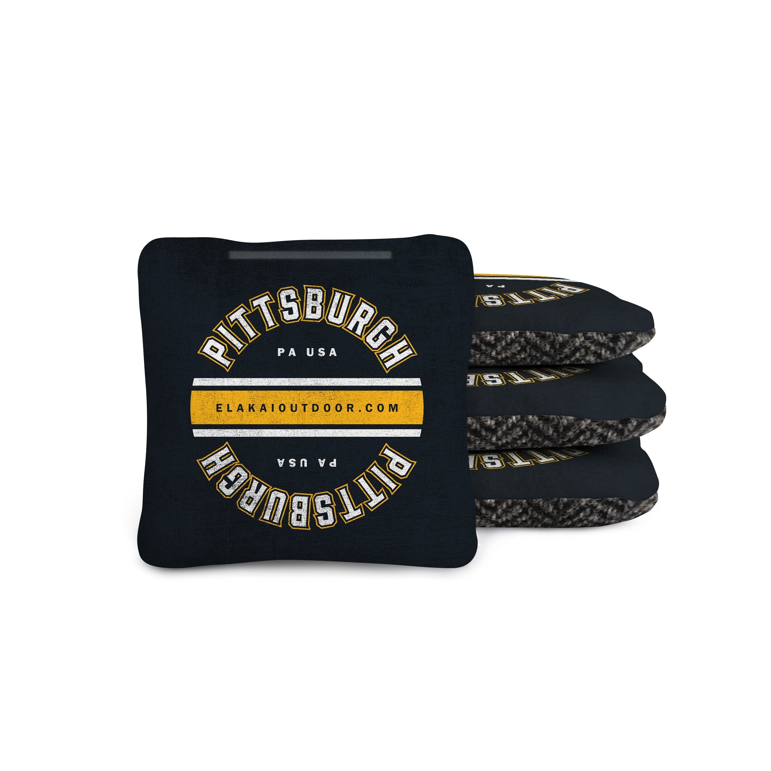 1ft x 2ft Gameday Teams Epoxy Resin Wood Compact Travel Cornhole Board Set