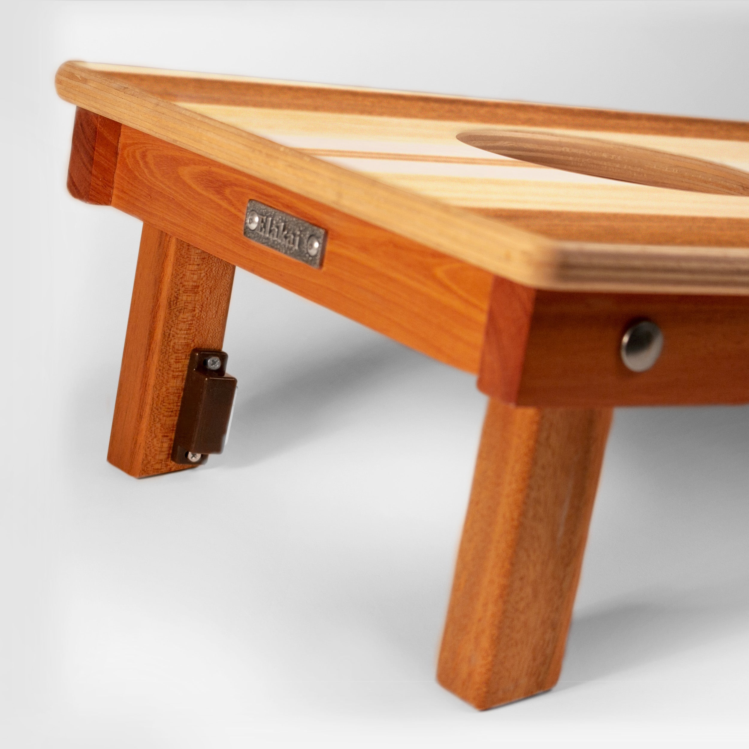 1ft x 2ft Graphic Wood Travel Cornhole Set | Natural Surf Beach Collection