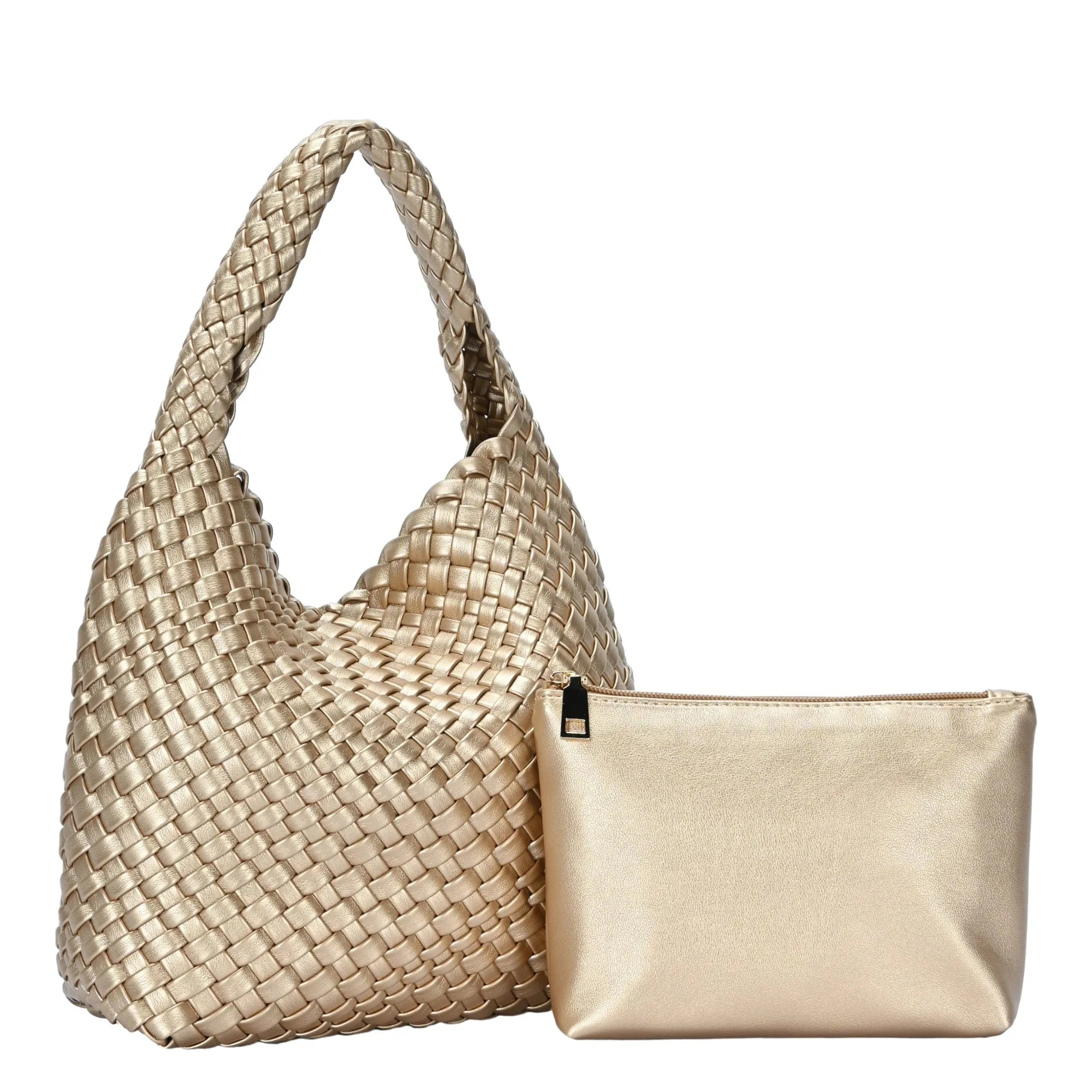 Parker 2 in 1 Woven Satchel Bag