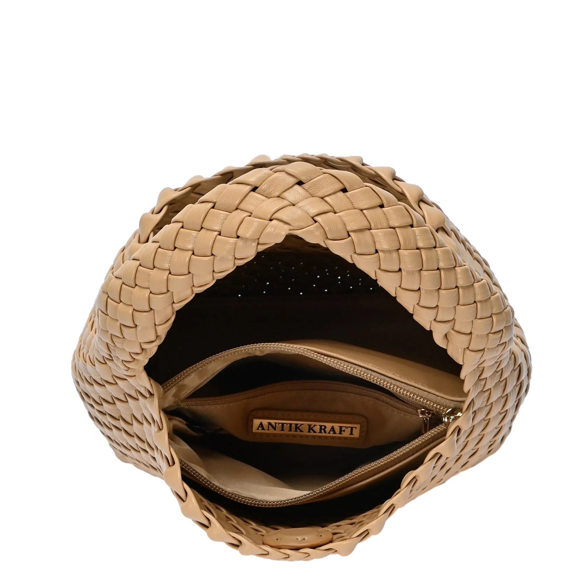 Parker 2 in 1 Woven Satchel Bag