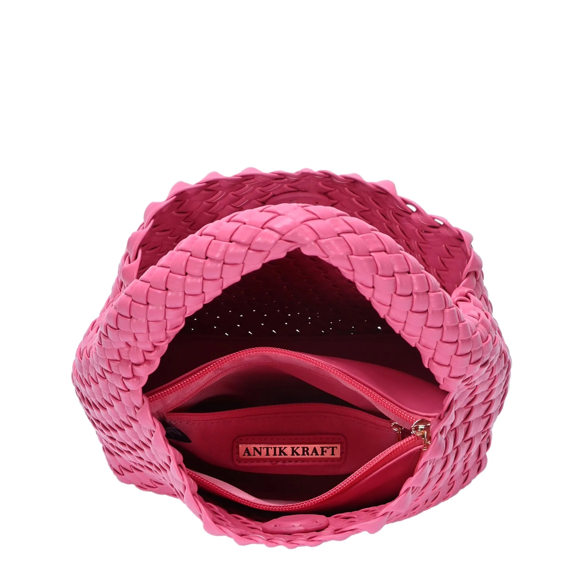 Parker 2 in 1 Woven Satchel Bag