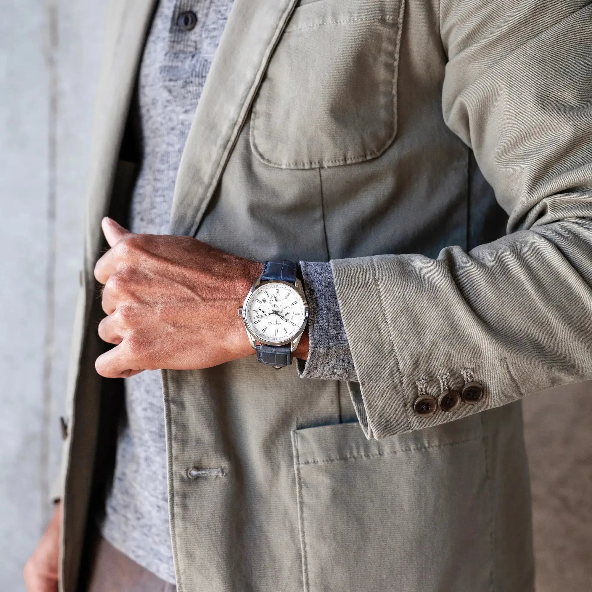 The Reserve Automatic Men's Watches - Blue/Silver