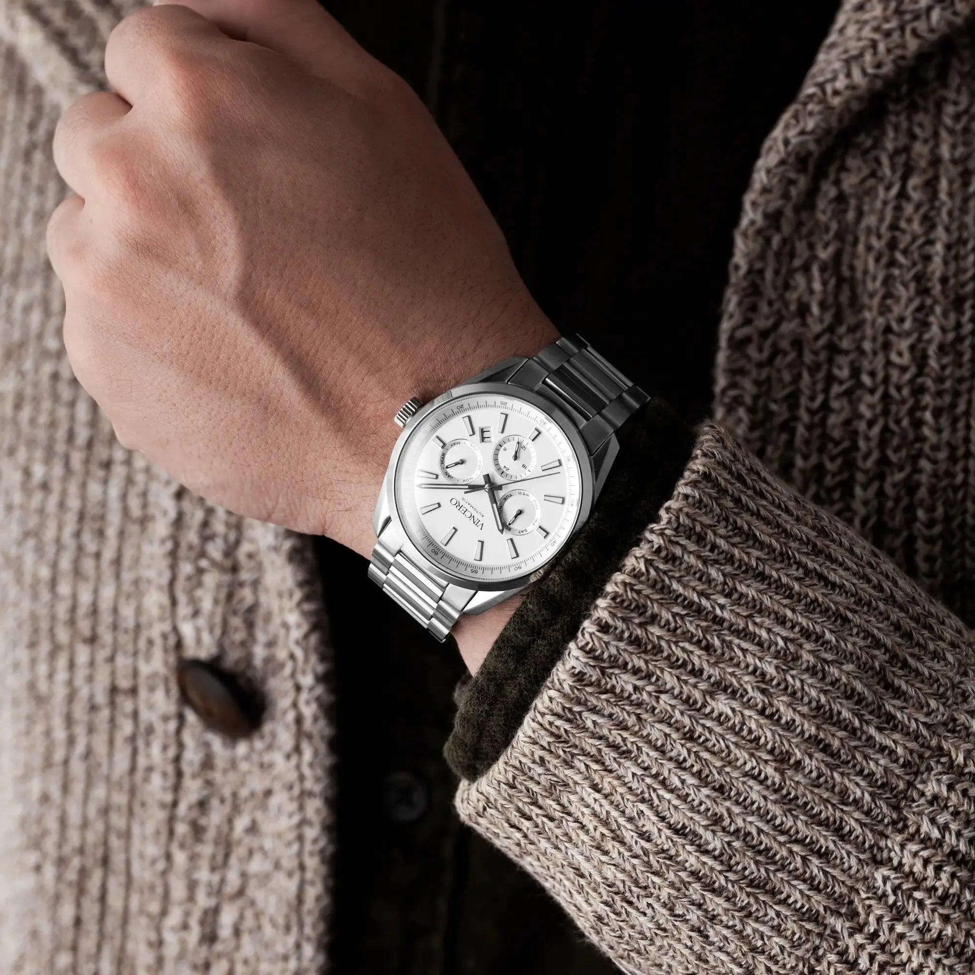 The Reserve Automatic Men's Watches - Gray/Silver
