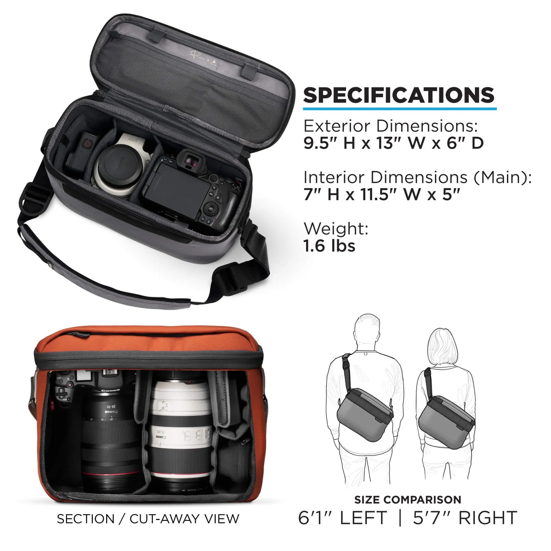 Luma Camera Sling 12L