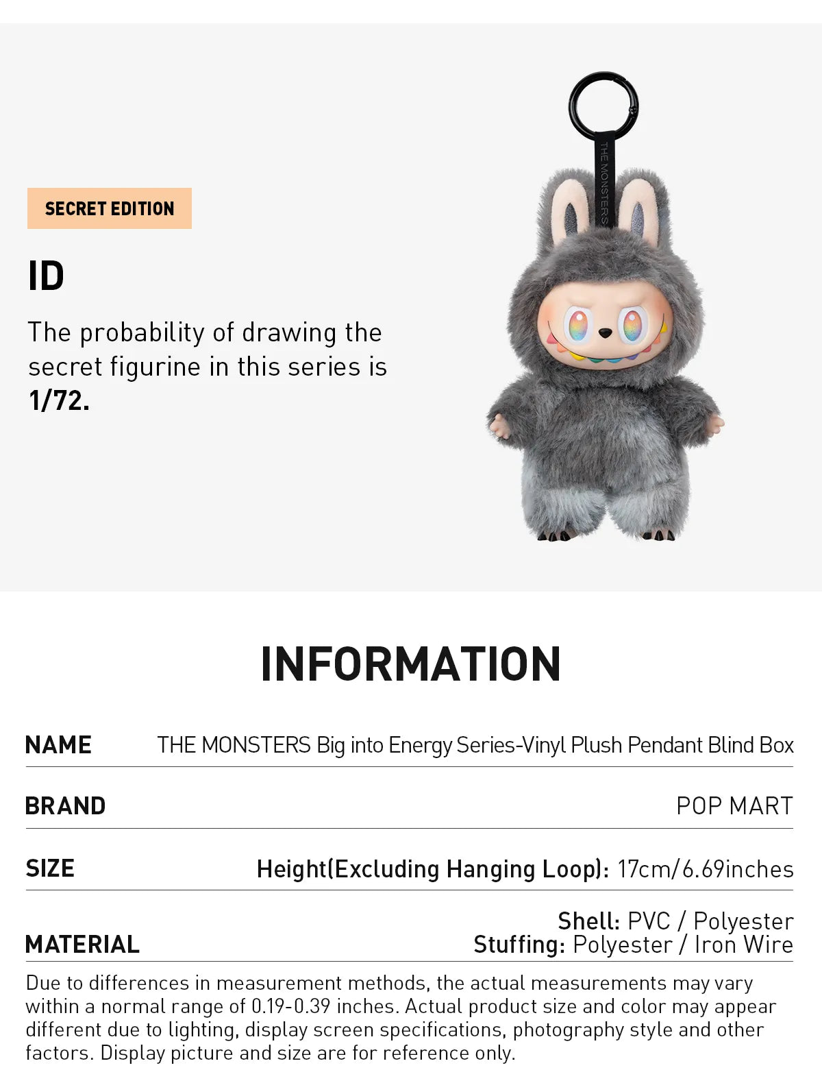 Labubu Big into Energy Blind Box