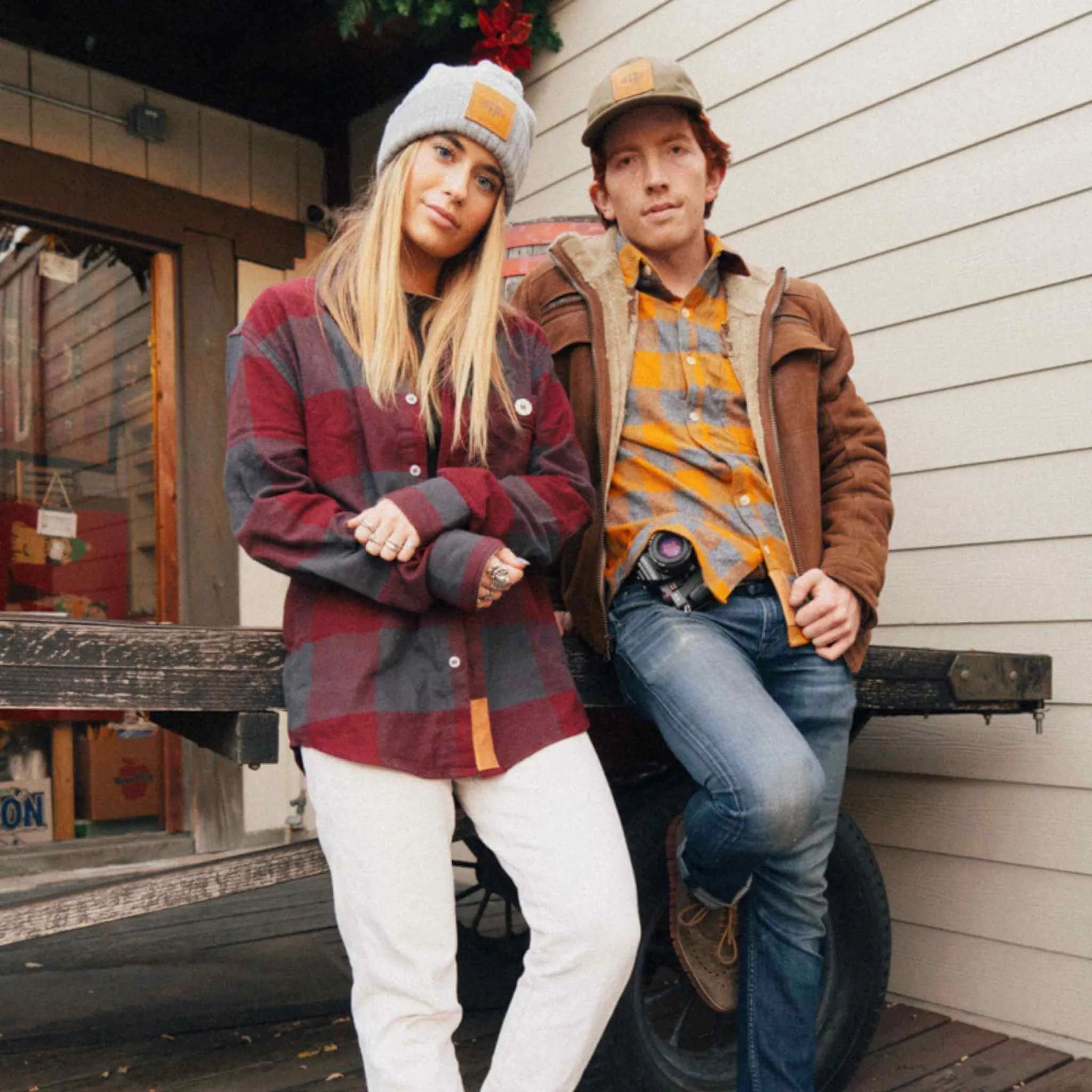 Campfire Flannel Shirt | Burgundy James