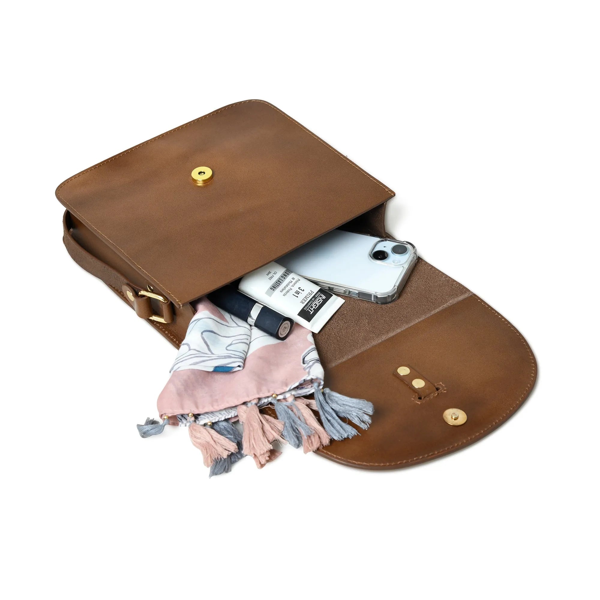 Rich Mocha Elegance Crossbody