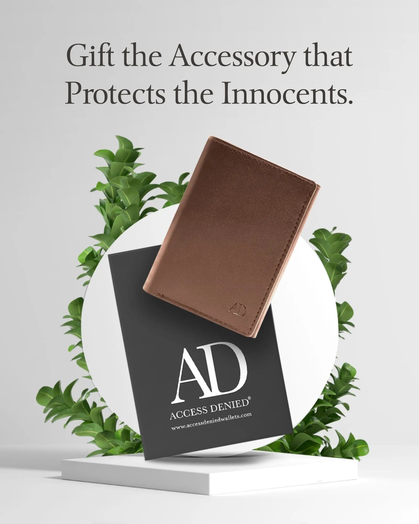 Vegan Trifold Wallet With ID Window