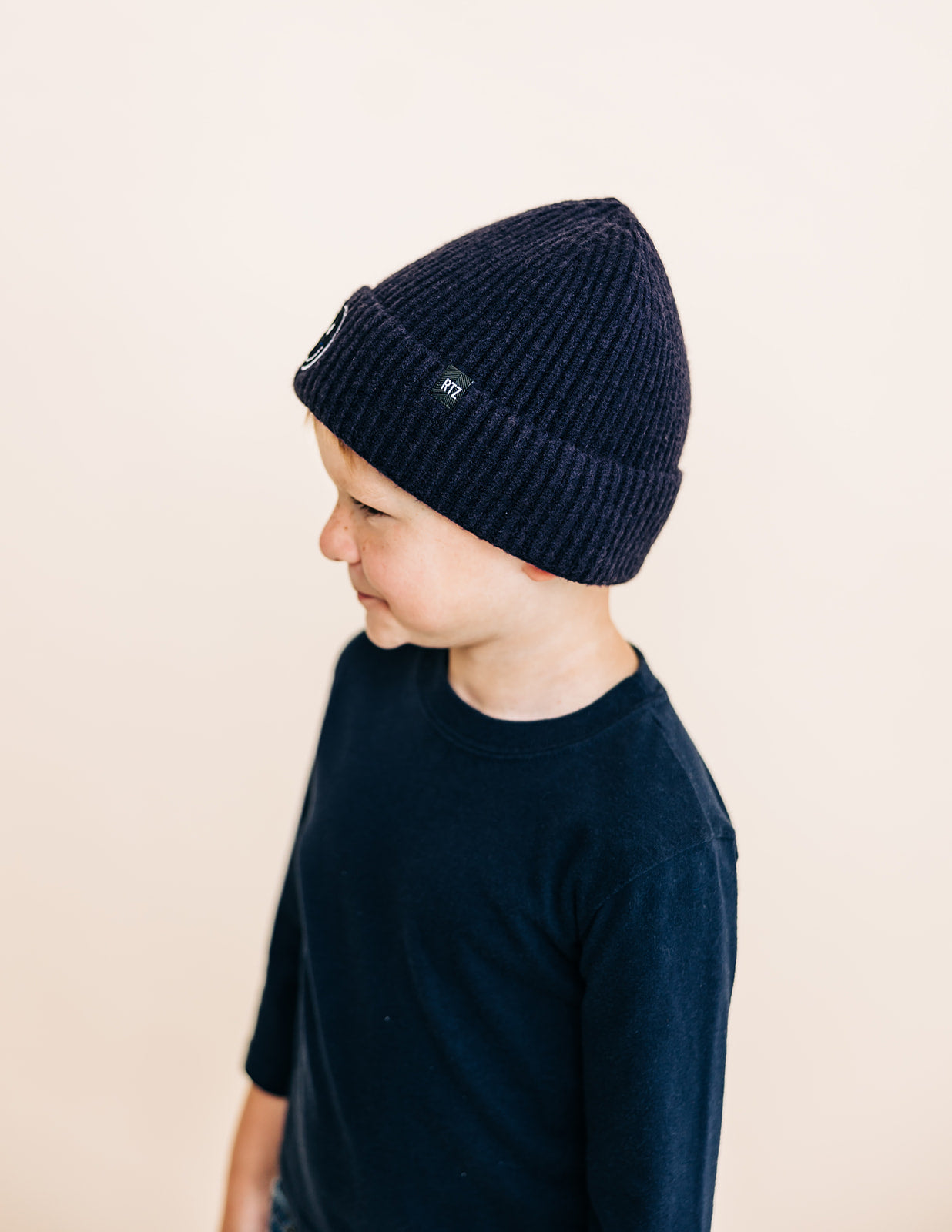Cozy Smiley Face Knit Beanie