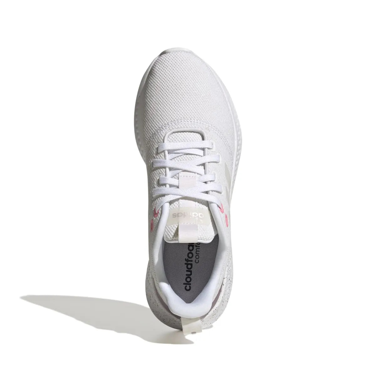 ADIDAS GV8930 PUREMOTION WMN'S (Medium) White/White/Purple Metallic Textile Running Shoes