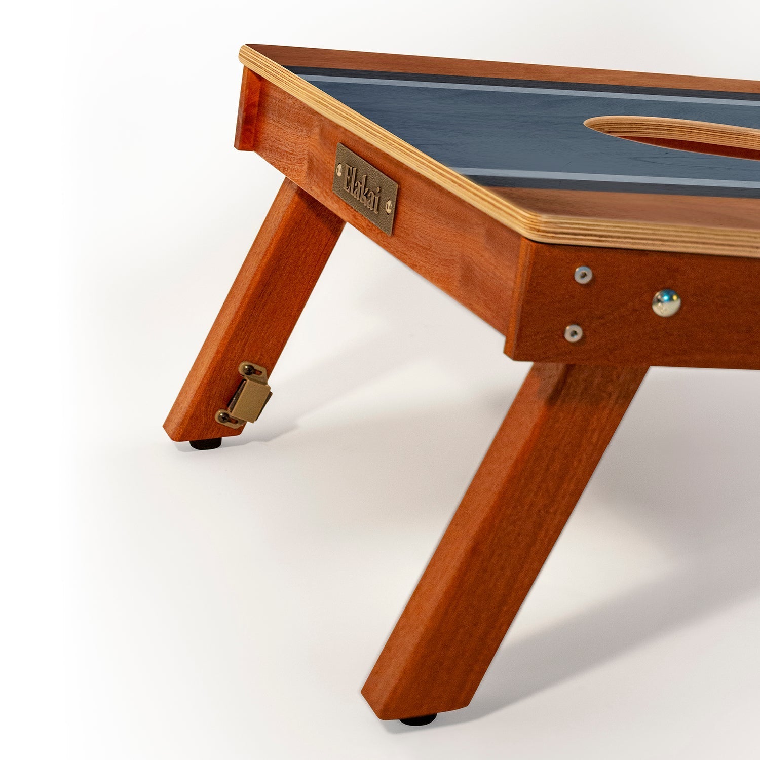 2ft x 4ft Graphic Wood Classic Cornhole Set | Classic Beach Stripes Collection