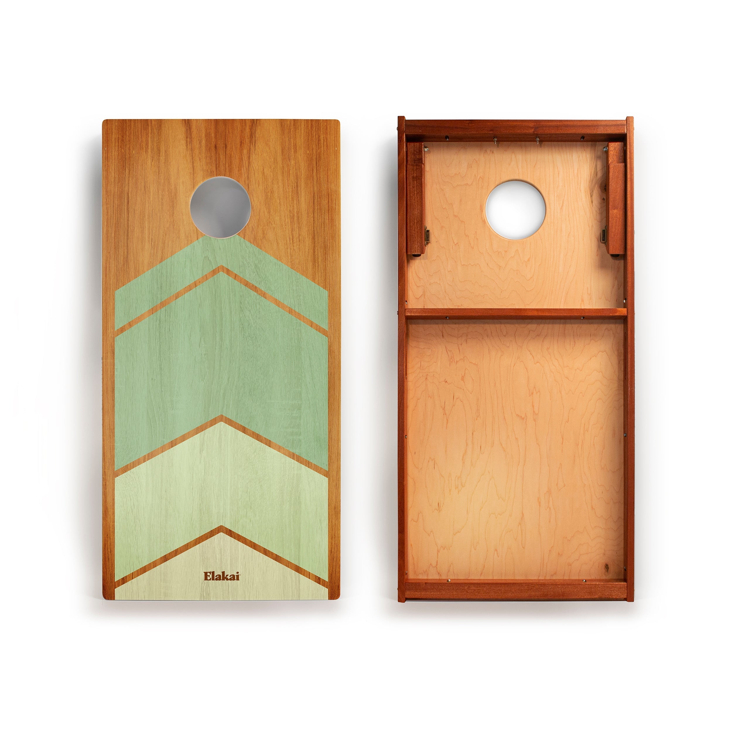 2ft x 4ft Graphic Wood Classic Cornhole Set | Modern Angle Collection
