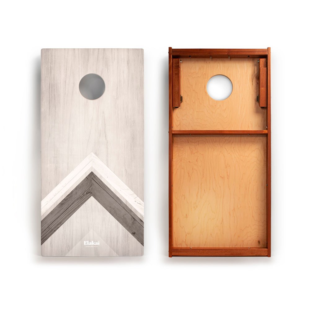 2ft x 4ft Graphic Wood Classic Cornhole Set | Modern Angle Collection