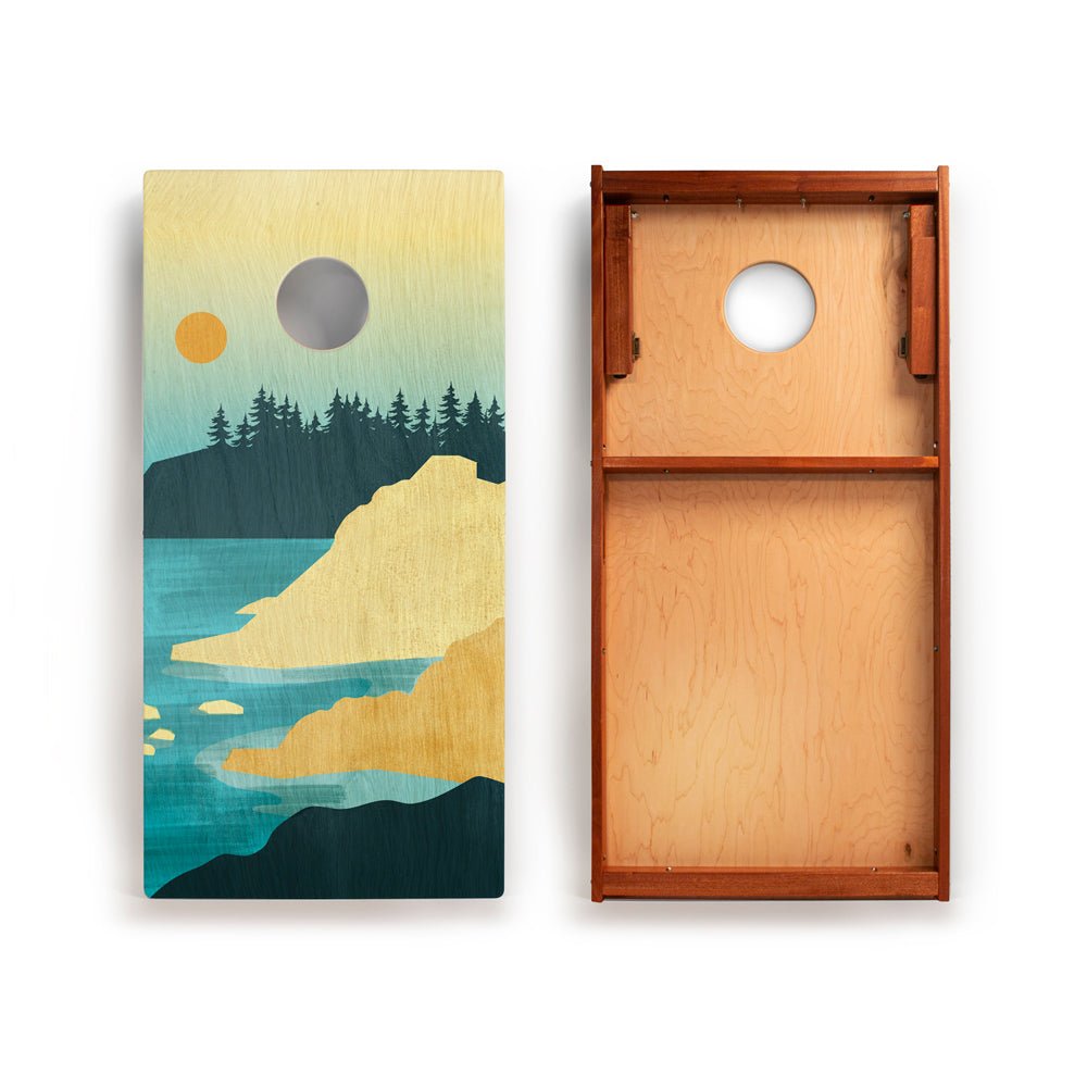 2ft x 4ft Graphic Wood Classic Cornhole Set | National Parks Inspired Collection